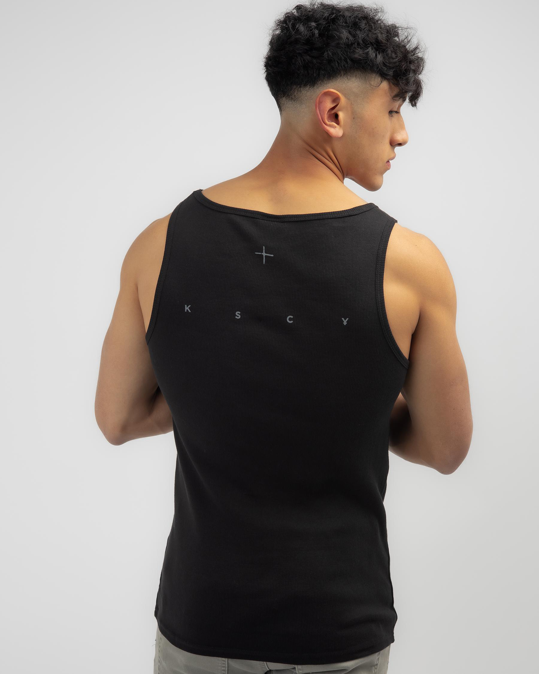 Shop Kiss Chacey Carmelo Singlet In Jet Black Fast Shipping & Easy Returns City Beach Australia