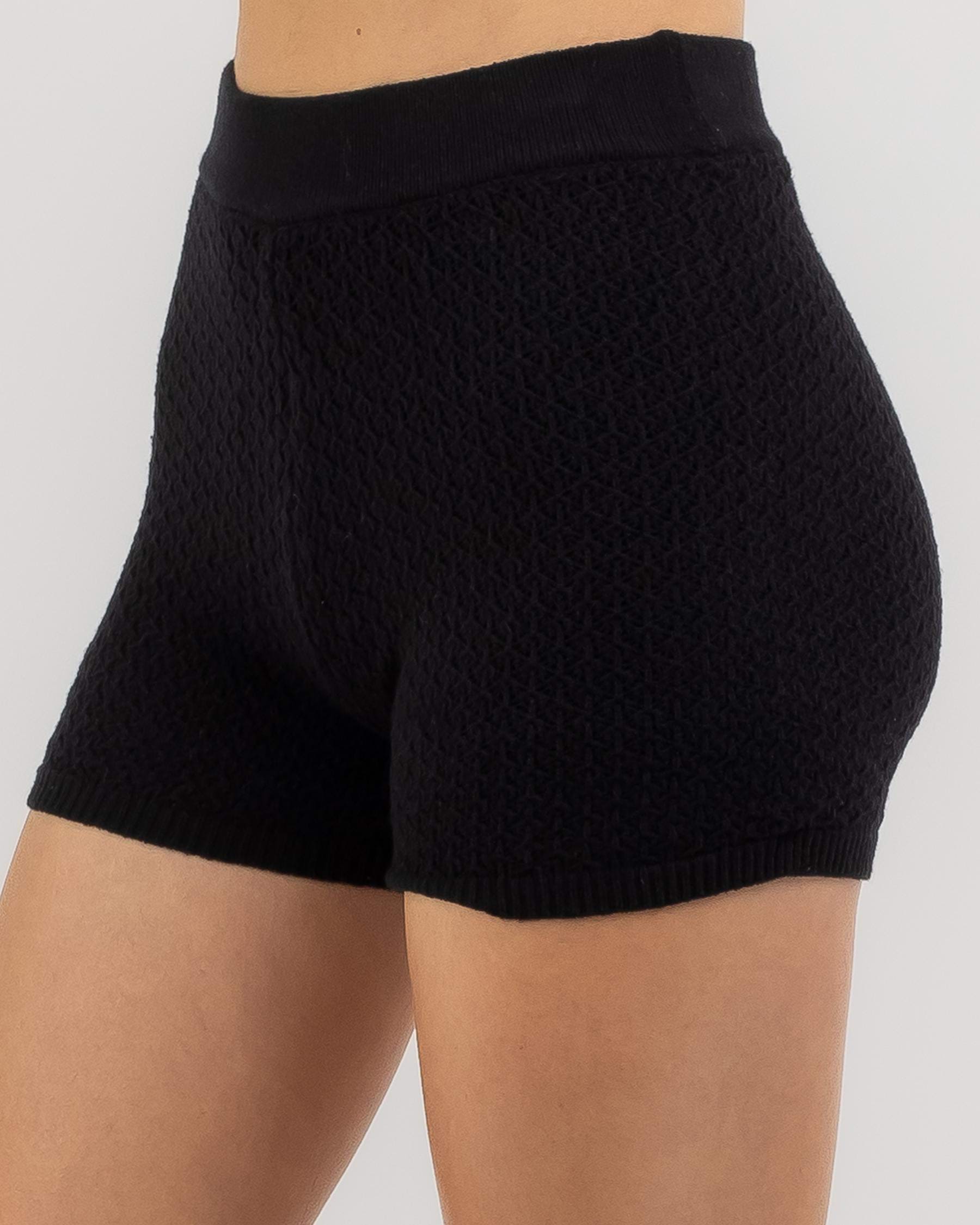 Ava And Ever Kensington Bike Shorts In Black - Fast Shipping & Easy ...