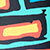 Bright Red/teal