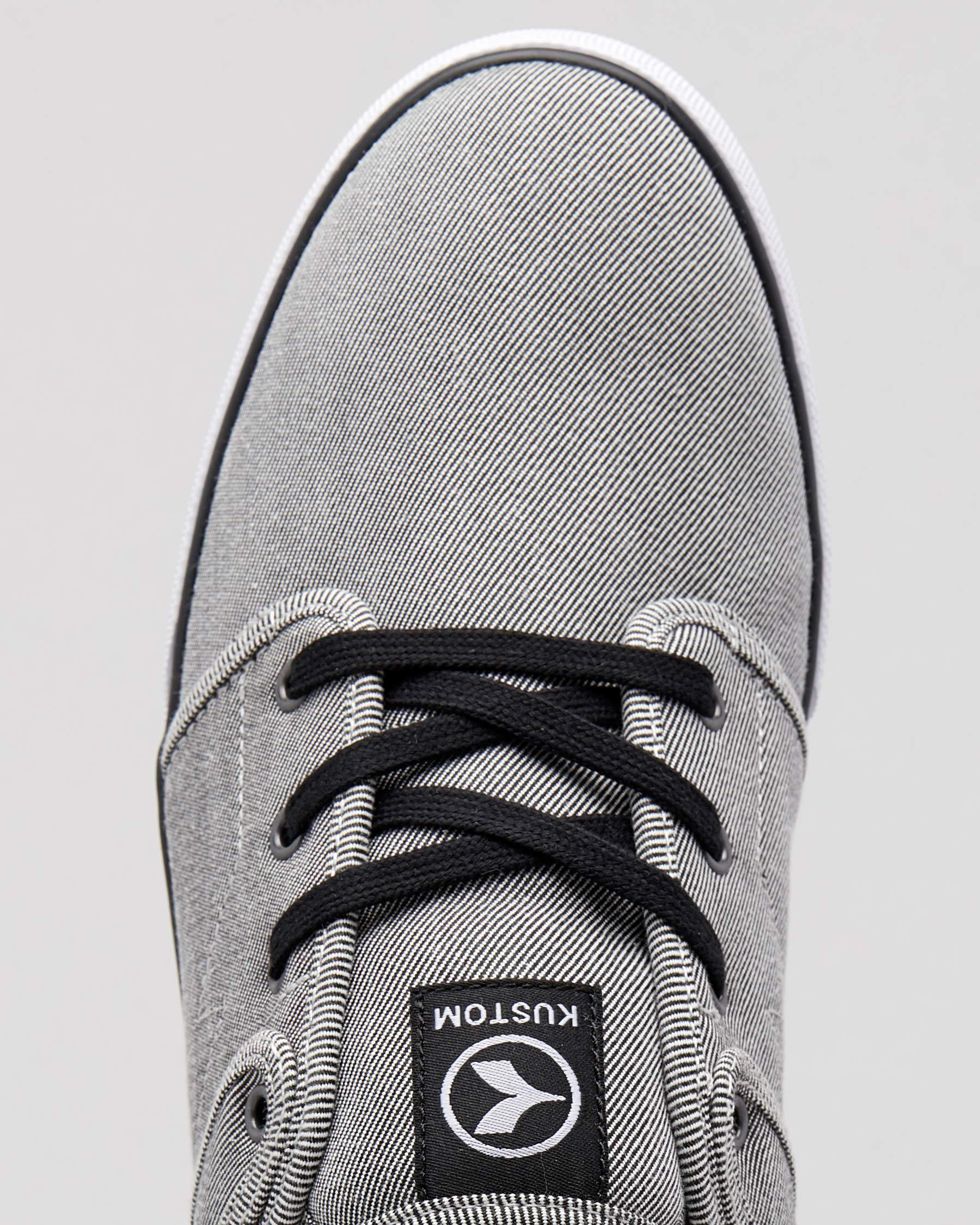 Kustom Scooter Shoes In White/denim Fast Shipping & Easy Returns City Beach Australia