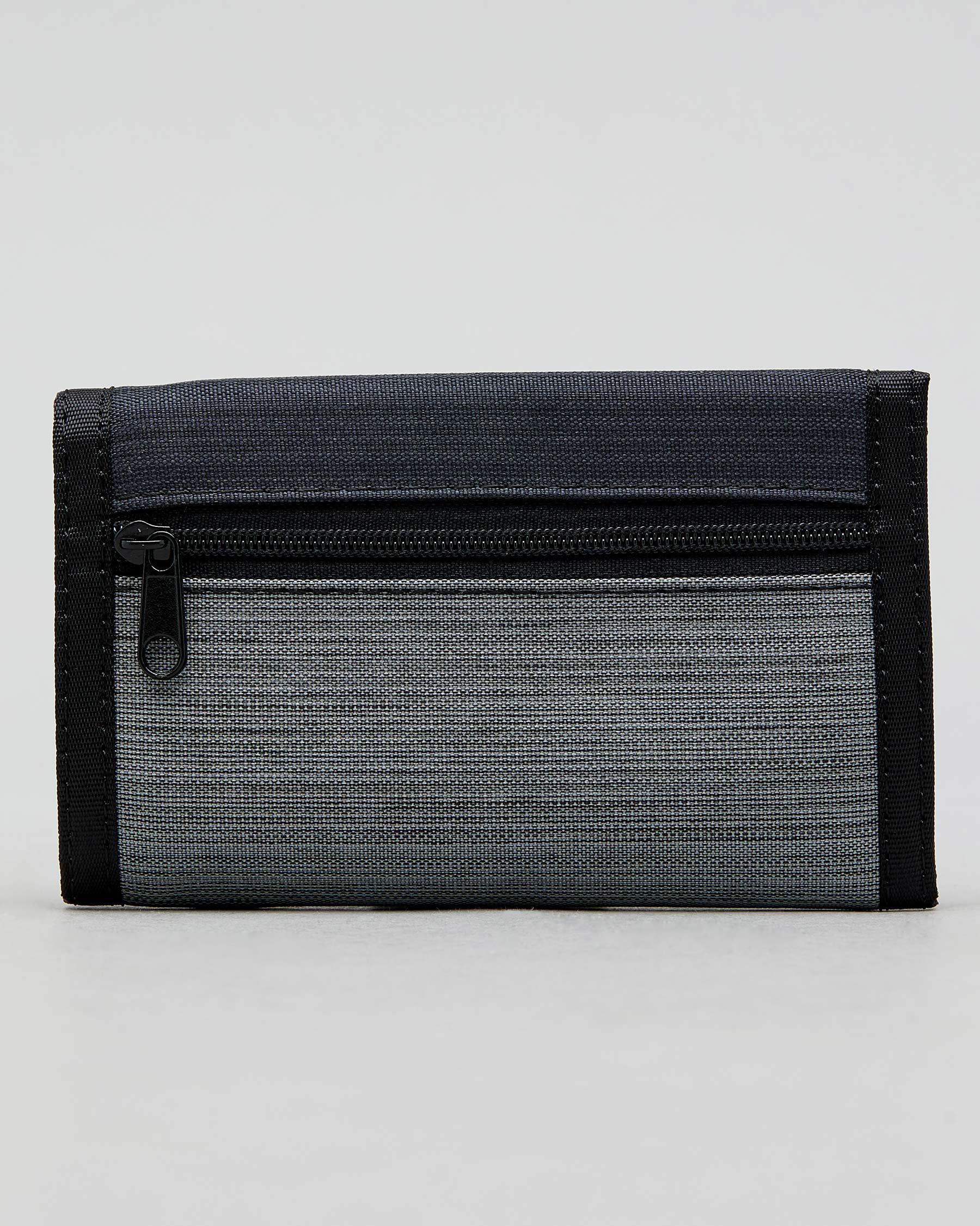Shop Skylark Riot Velcro Wallet In Grey/ Navy Fast Shipping & Easy