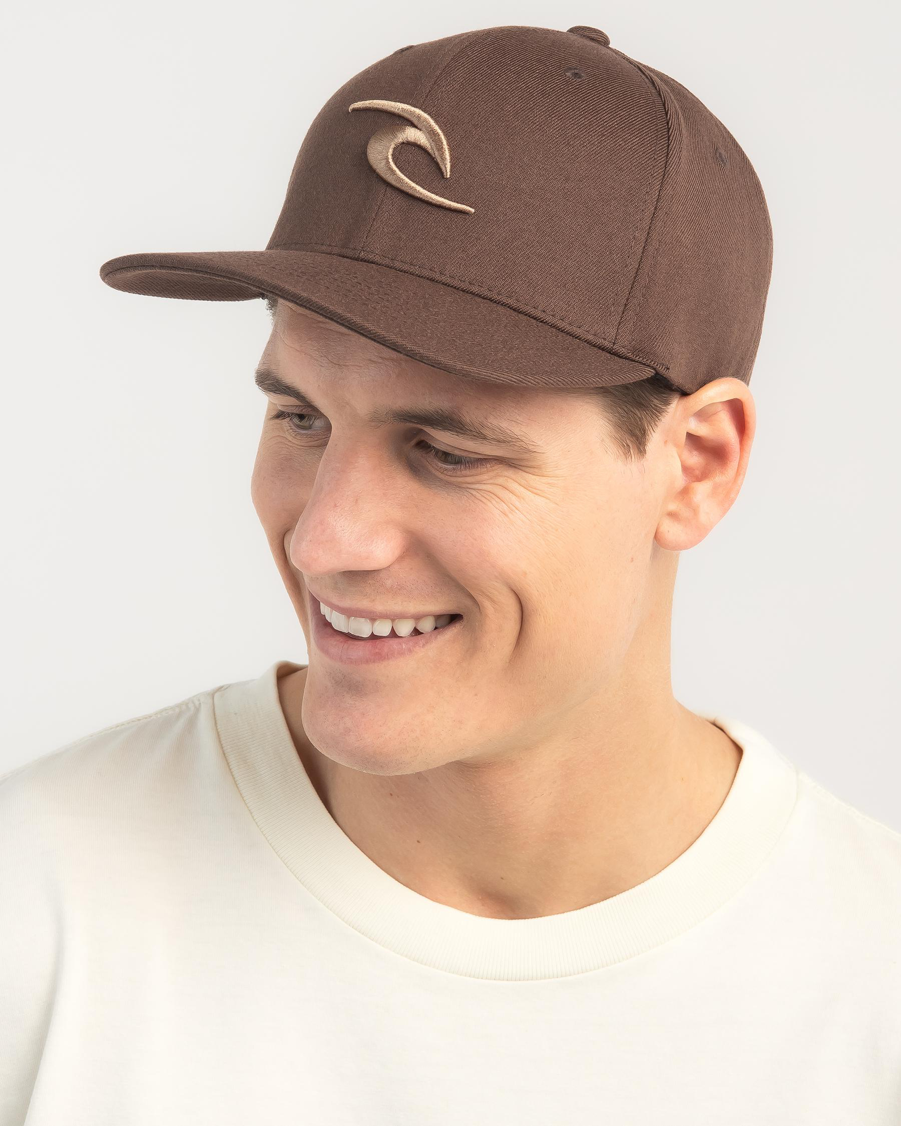 Rip Curl Tepan Flexfit Cappello Uomo - Misto Cotone Elasticizzato, Profilo Medio, Visiera Curva