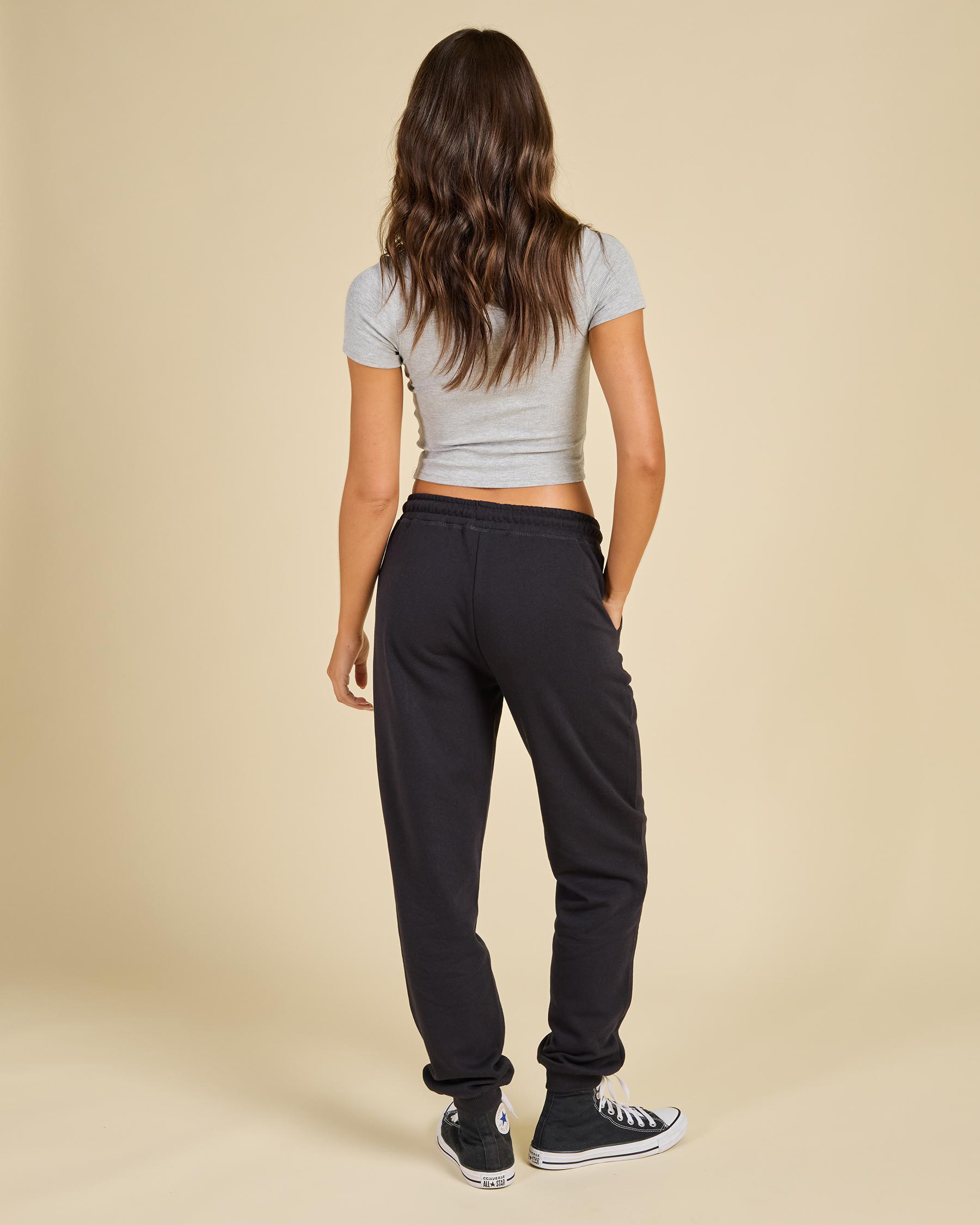 Shop Roxy Surf Stoked Track Pants In Anthracite Fast Shipping & Easy