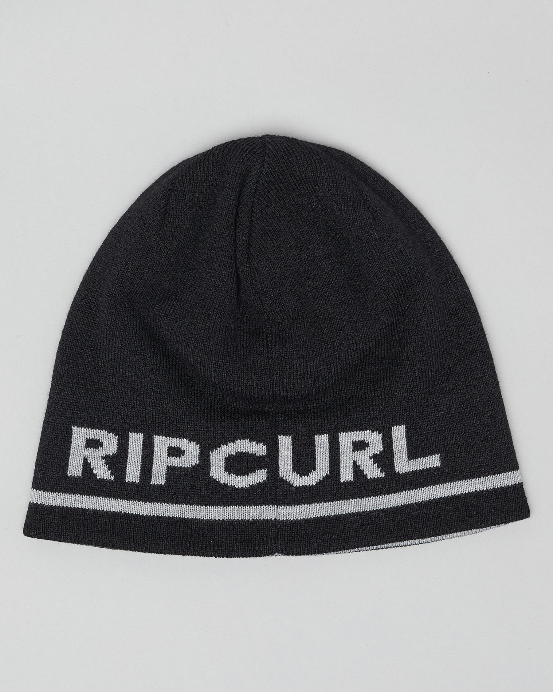 Rip Curl Revo Station Skull Beanie In 