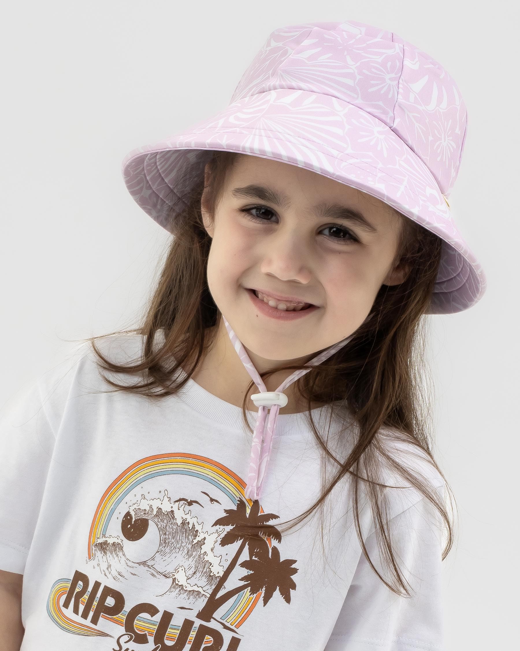 Shop Rip Curl Toddlers' LA Tropica Swim Hat In Light Purple - Fast ...