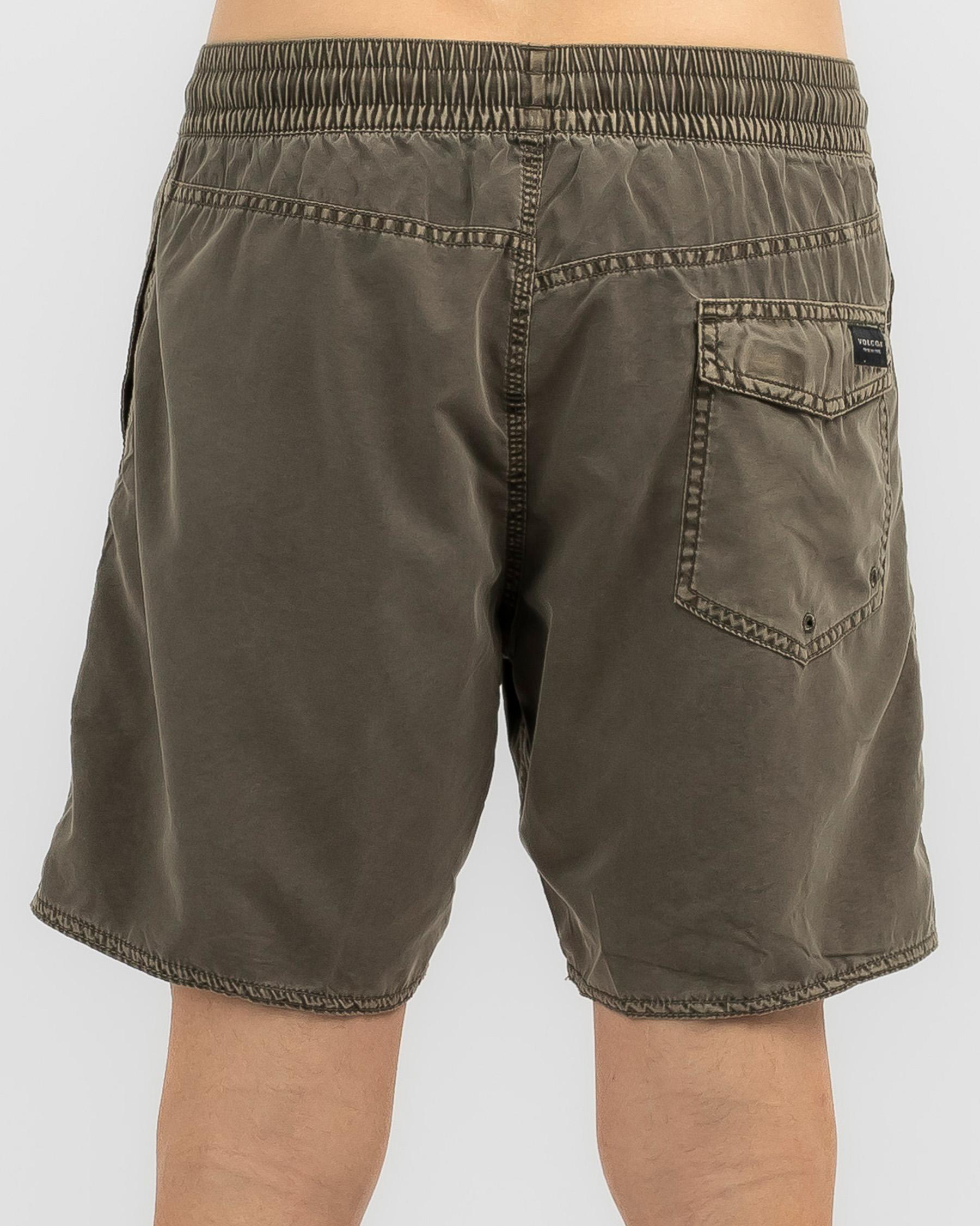 Centre 17" Trunk Board Shorts In Desert Taupe Fast Shipping