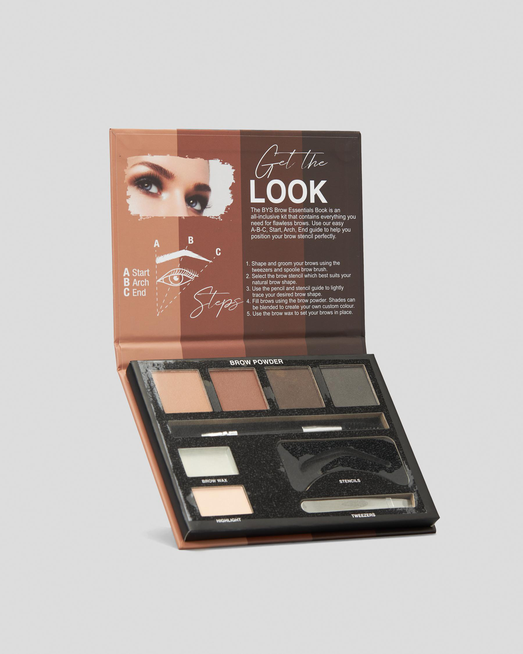 Shop BYS The Brow Essentials Book In Brown - Fast Shipping & Easy ...