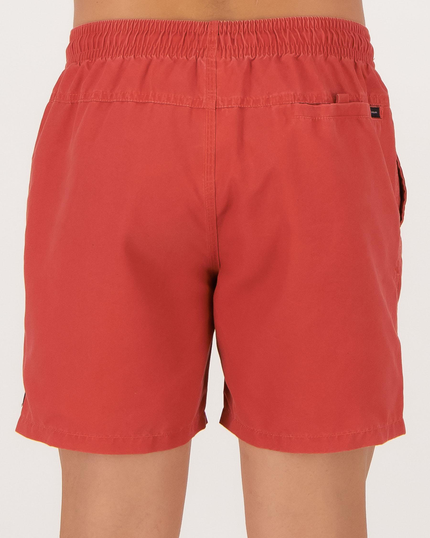 Rip Curl Bondi Volley Board Shorts In Washed Red Fast Shipping & Easy