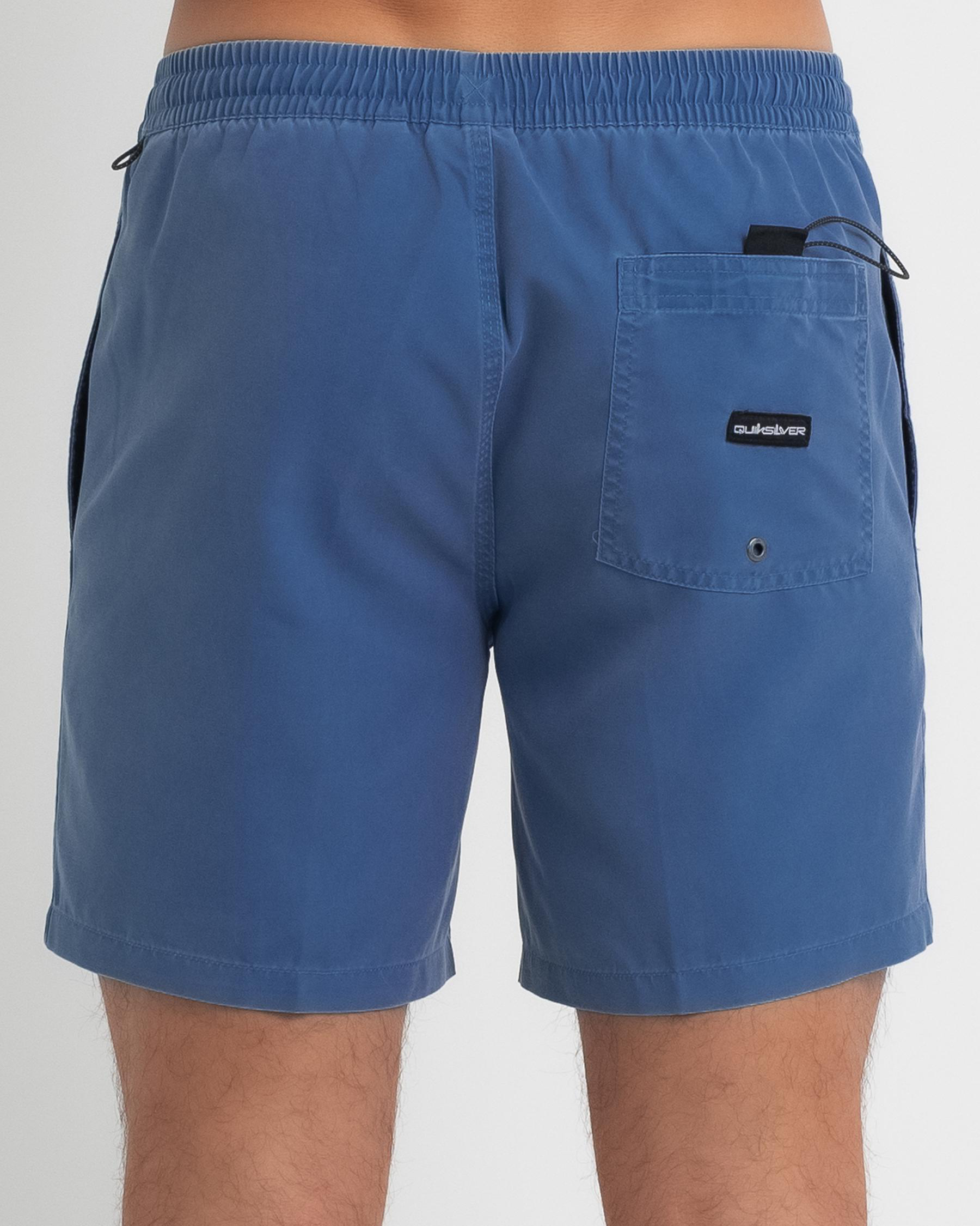 Shop Quiksilver Surfwash Volley Board Shorts In Vallarta Blue Fast
