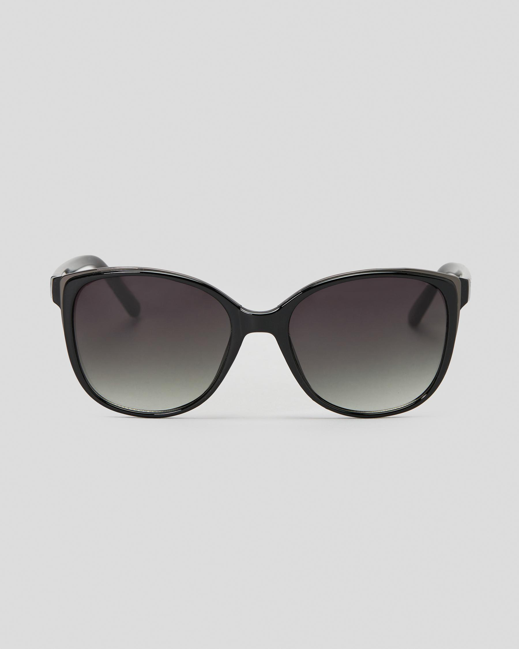 Shop Indie Eyewear Willow Sunglasses In Black/smoke Fast Shipping