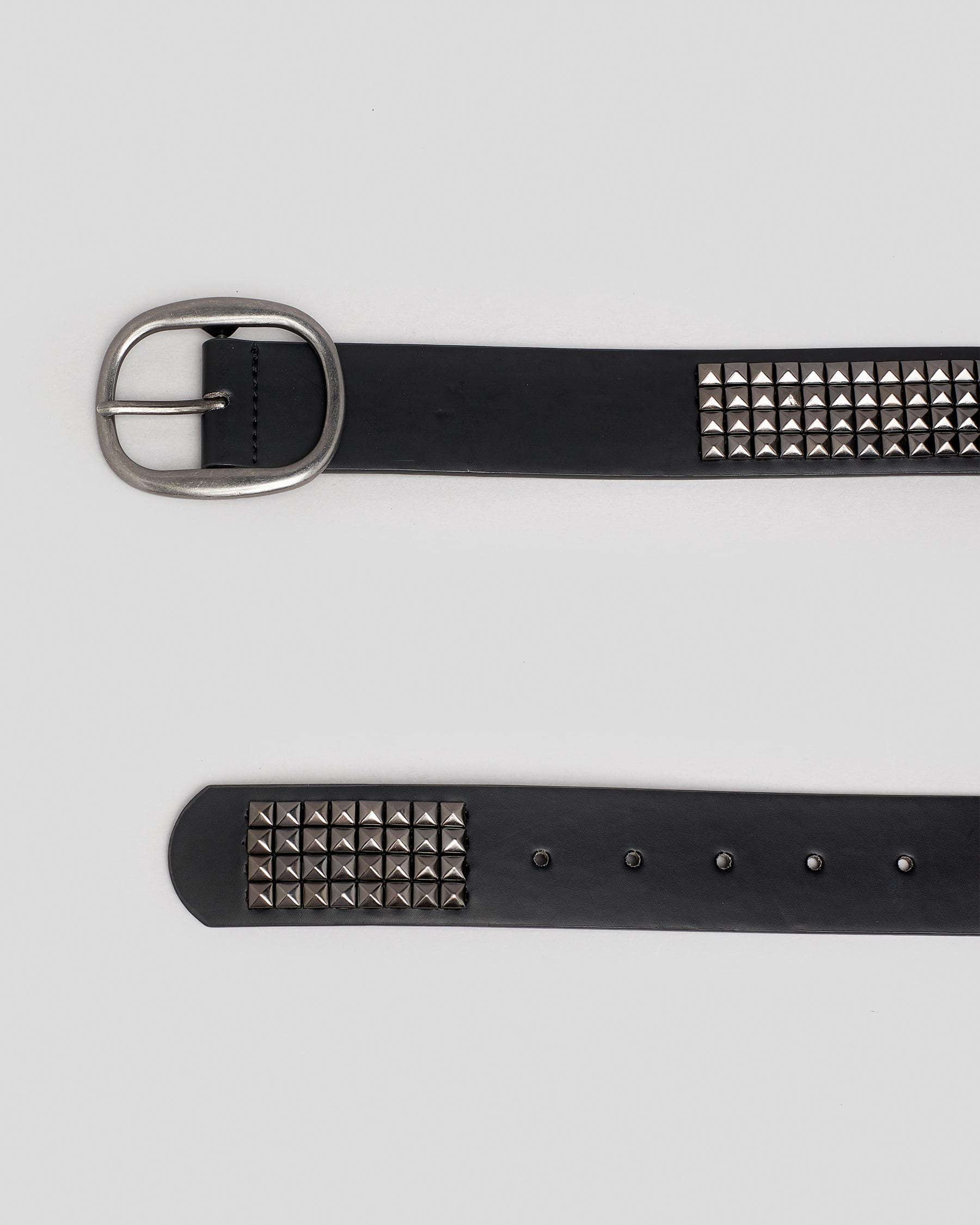 Miscellaneous Studded Belt In Black - Fast Shipping & Easy Returns ...