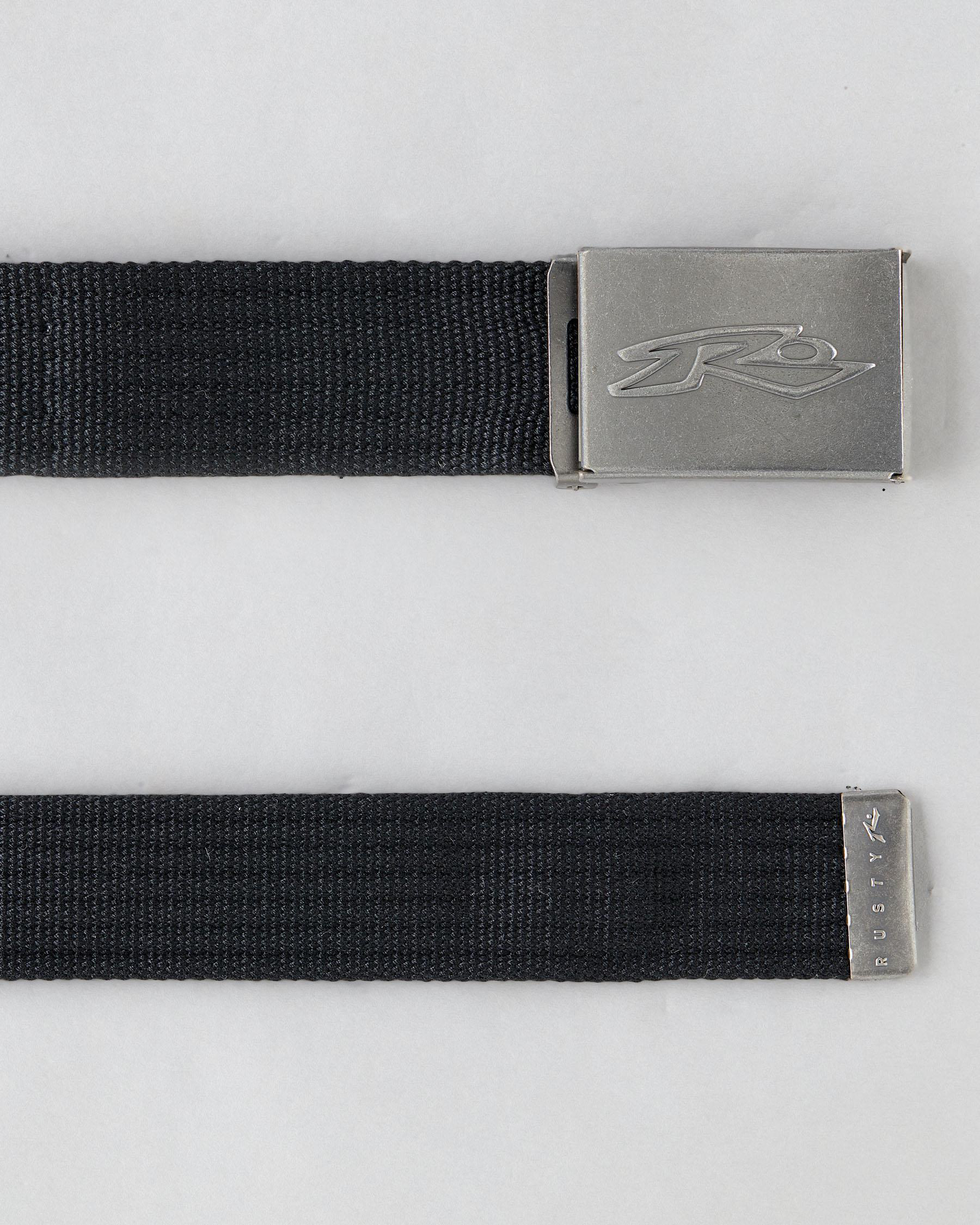 Rusty Web Belt Shop Rusty Rattled Webbing Belt In Black - Fast Shipping & Easy Returns ...