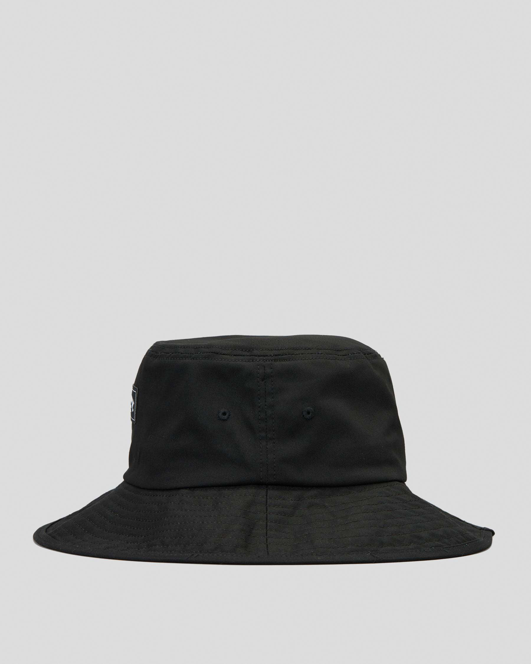 Shop Billabong Big John Bucket Hat In Black - Fast Shipping & Easy ...