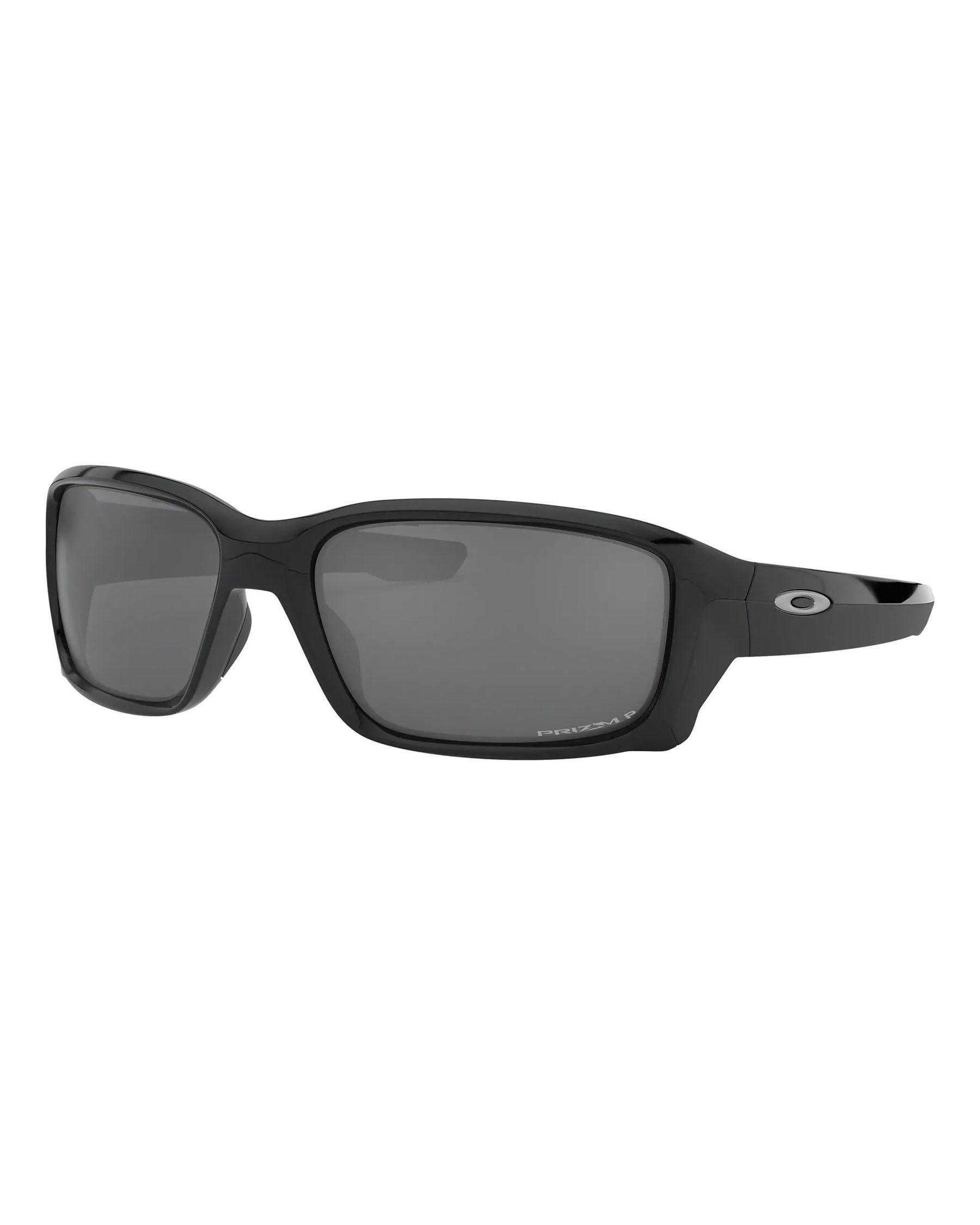 Oakley Straightlink Prizm Polarized Sunglasses In Pol Blk W/prizm Black