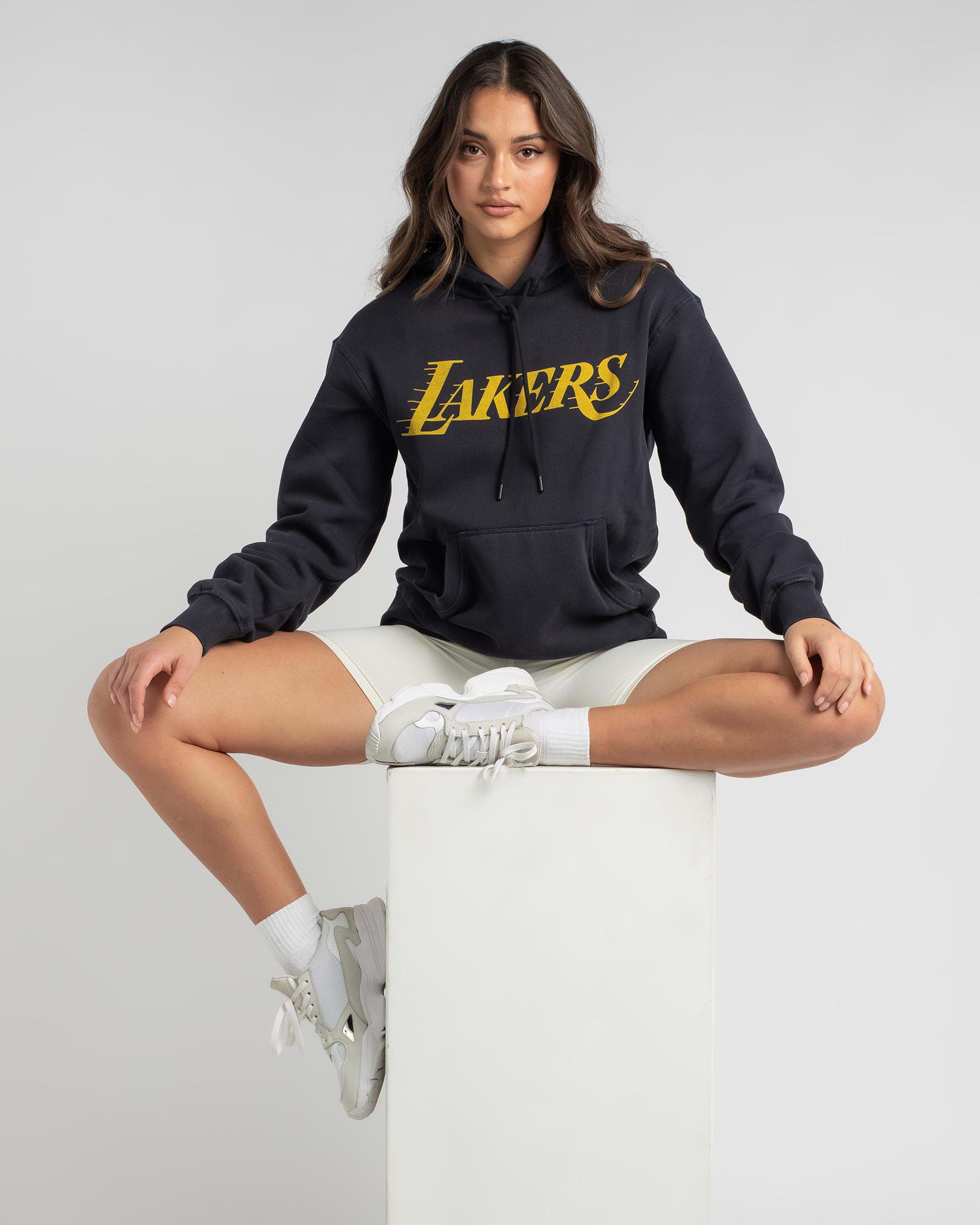 Mitchell & Ness LA Lakers Vintage Classic Logo Hoodie In Clay - Fast  Shipping & Easy Returns - City Beach United States