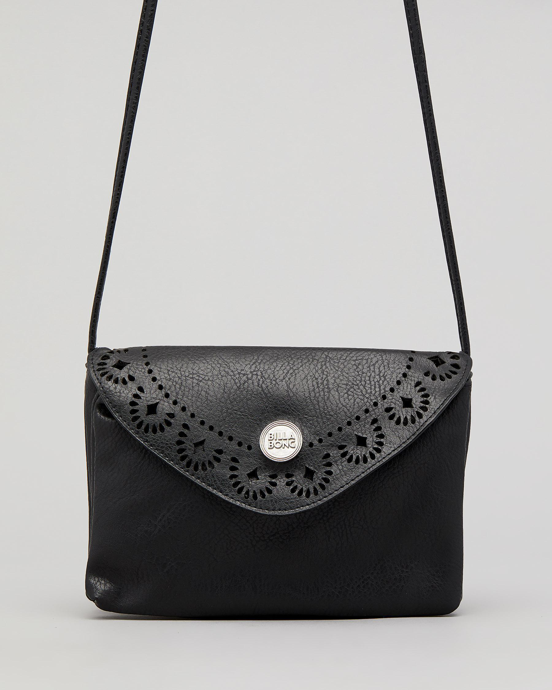 Shop Billabong Eddie Crossbody Bag In Black Fast Shipping & Easy