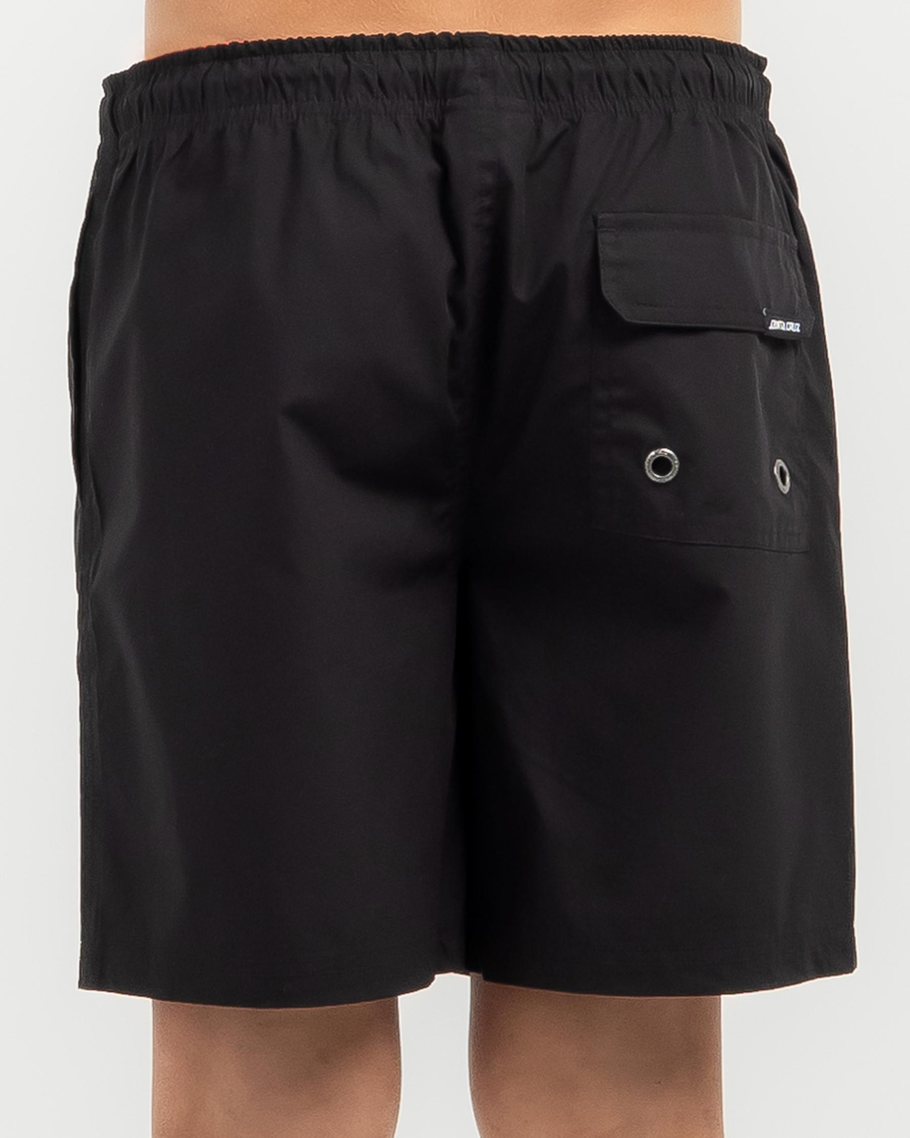 Shop Santa Cruz Boys' MFG Cruizer Solid Shorts In Black - Fast Shipping ...