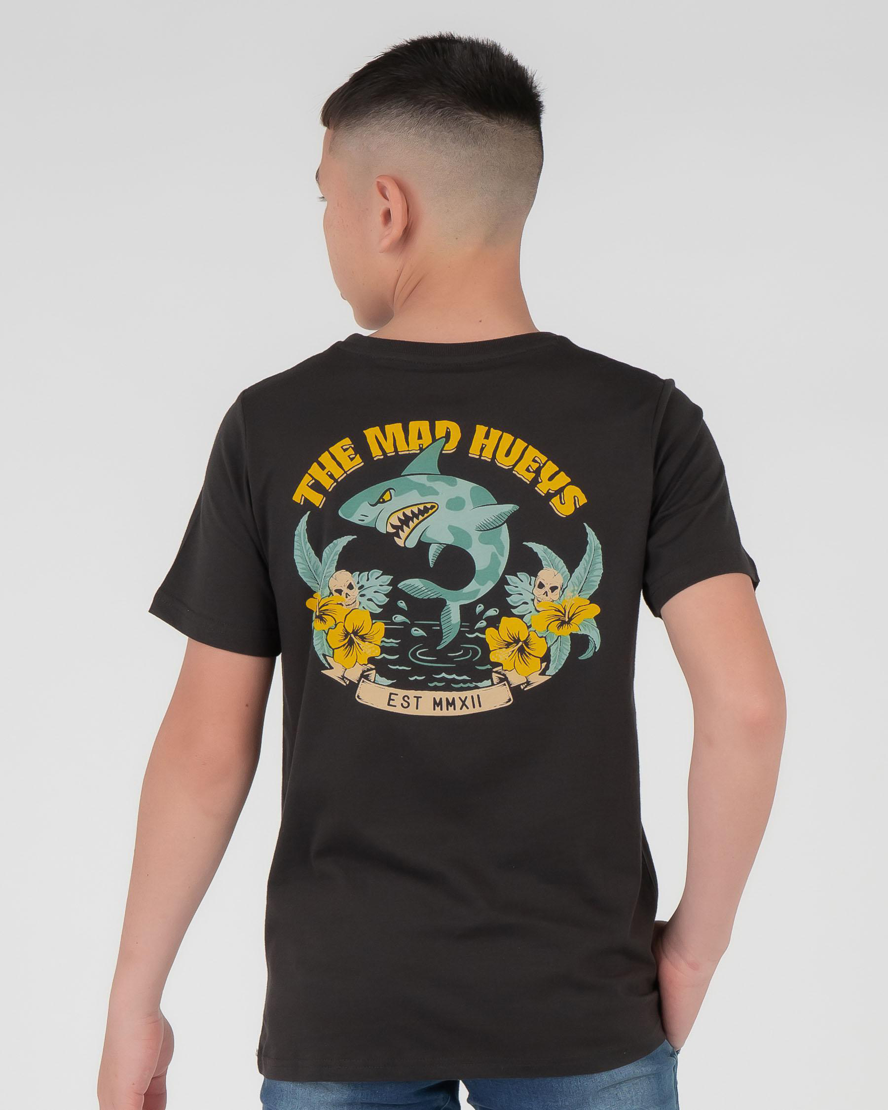 The Mad Hueys Boys' Torpedo T-Shirt In Vintage Black - Fast Shipping ...