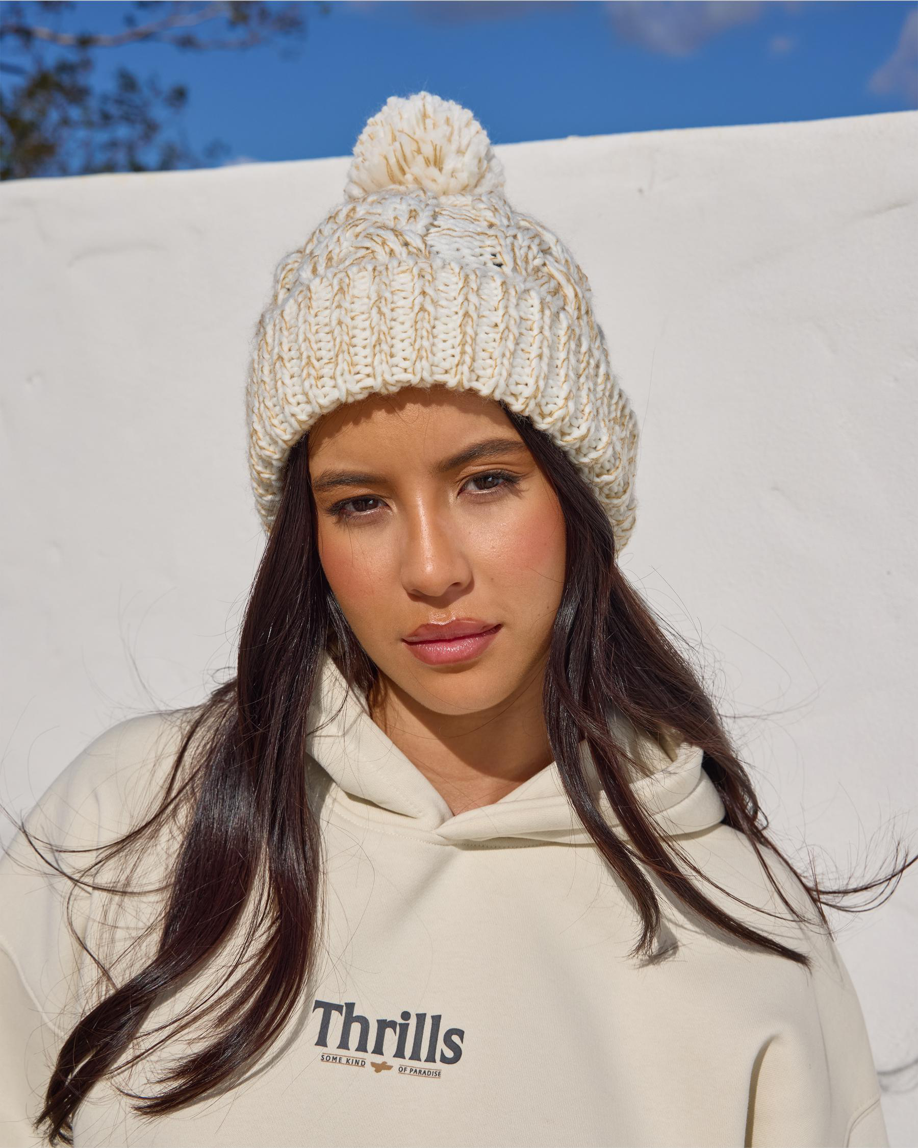 Aspen Beanie Dark Beige main image 1