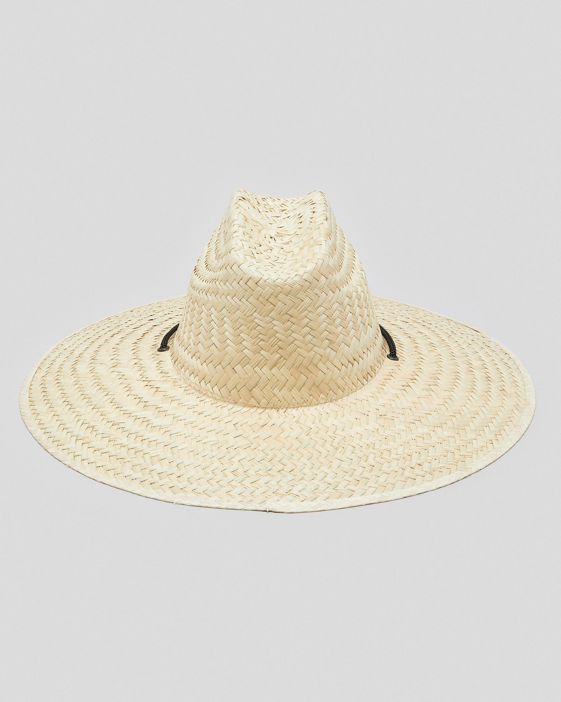 Brixton Crest Sun Straw Hat In Natural 