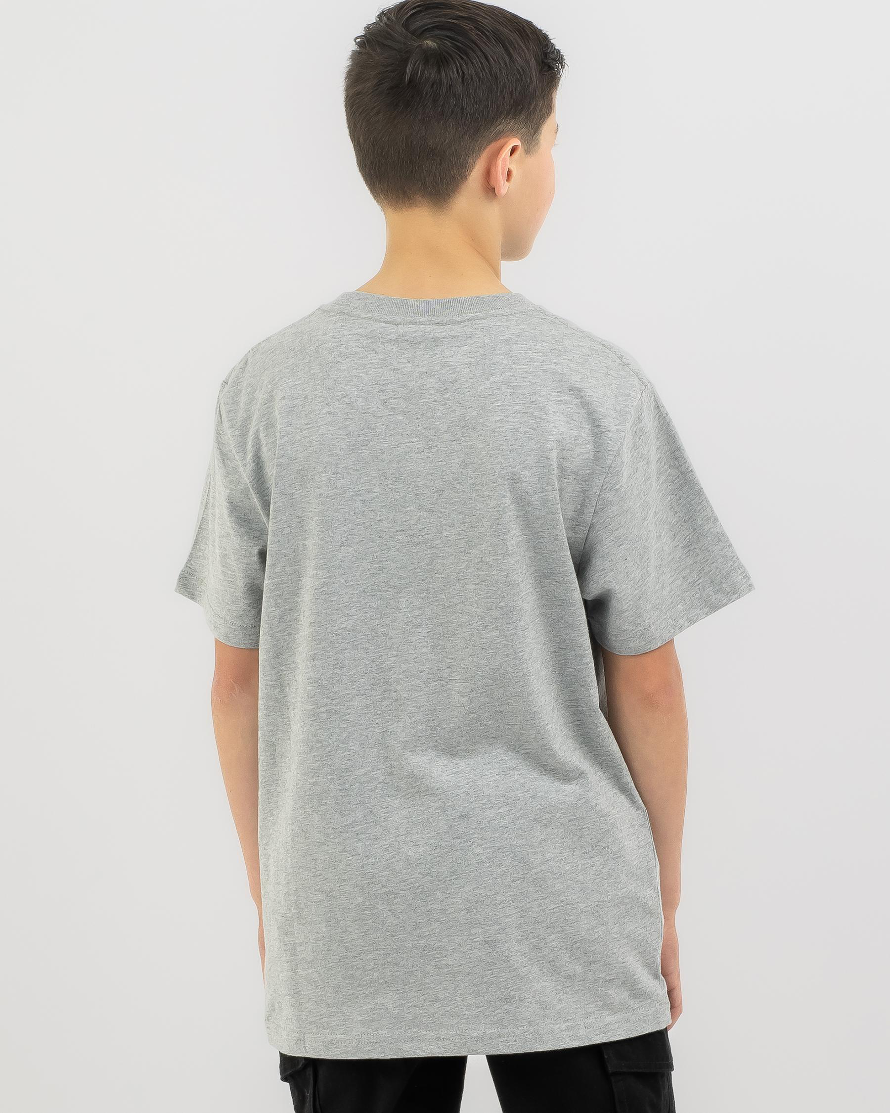 Santa Cruz Boys' Classic Dot Front T-Shirt In Grey Marle - Fast ...