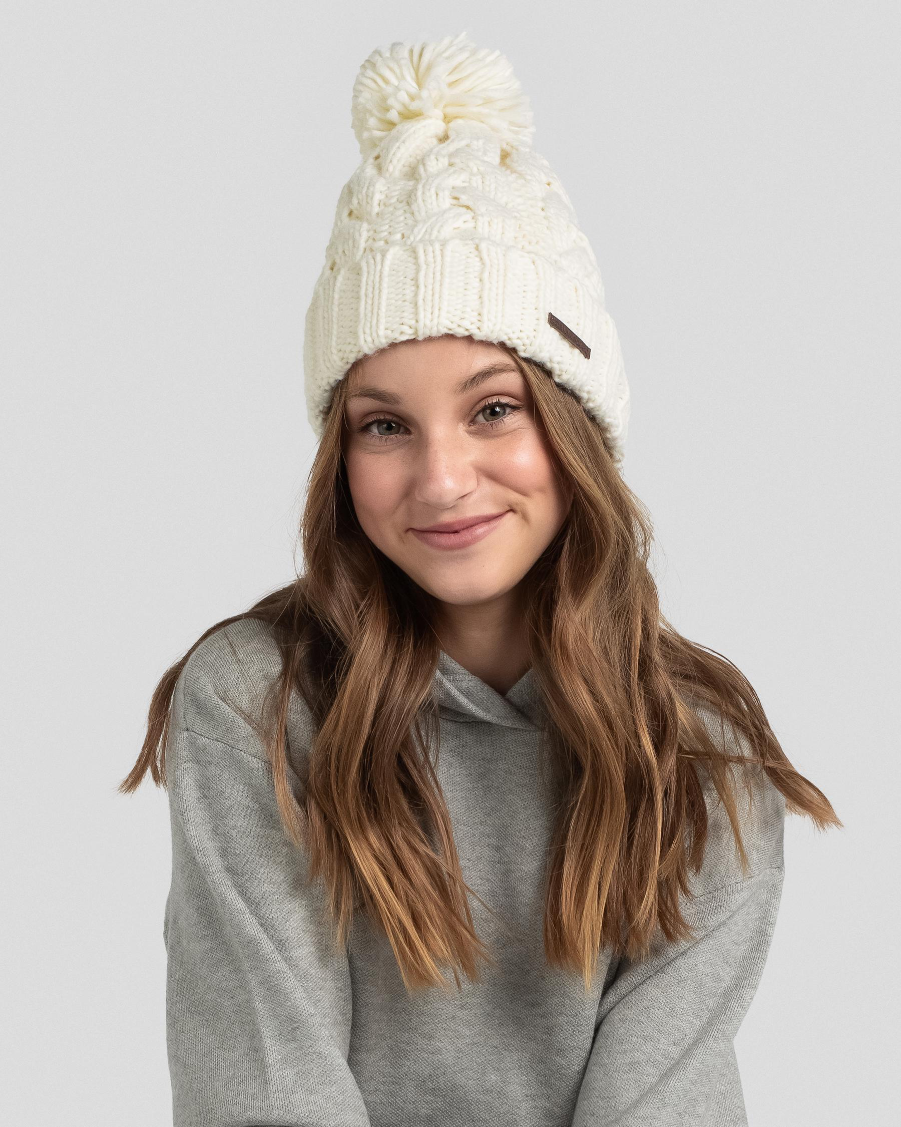 Billabong Girls' Snuggle Beanie In Cool Whip Fast Shipping & Easy Returns City Beach Australia