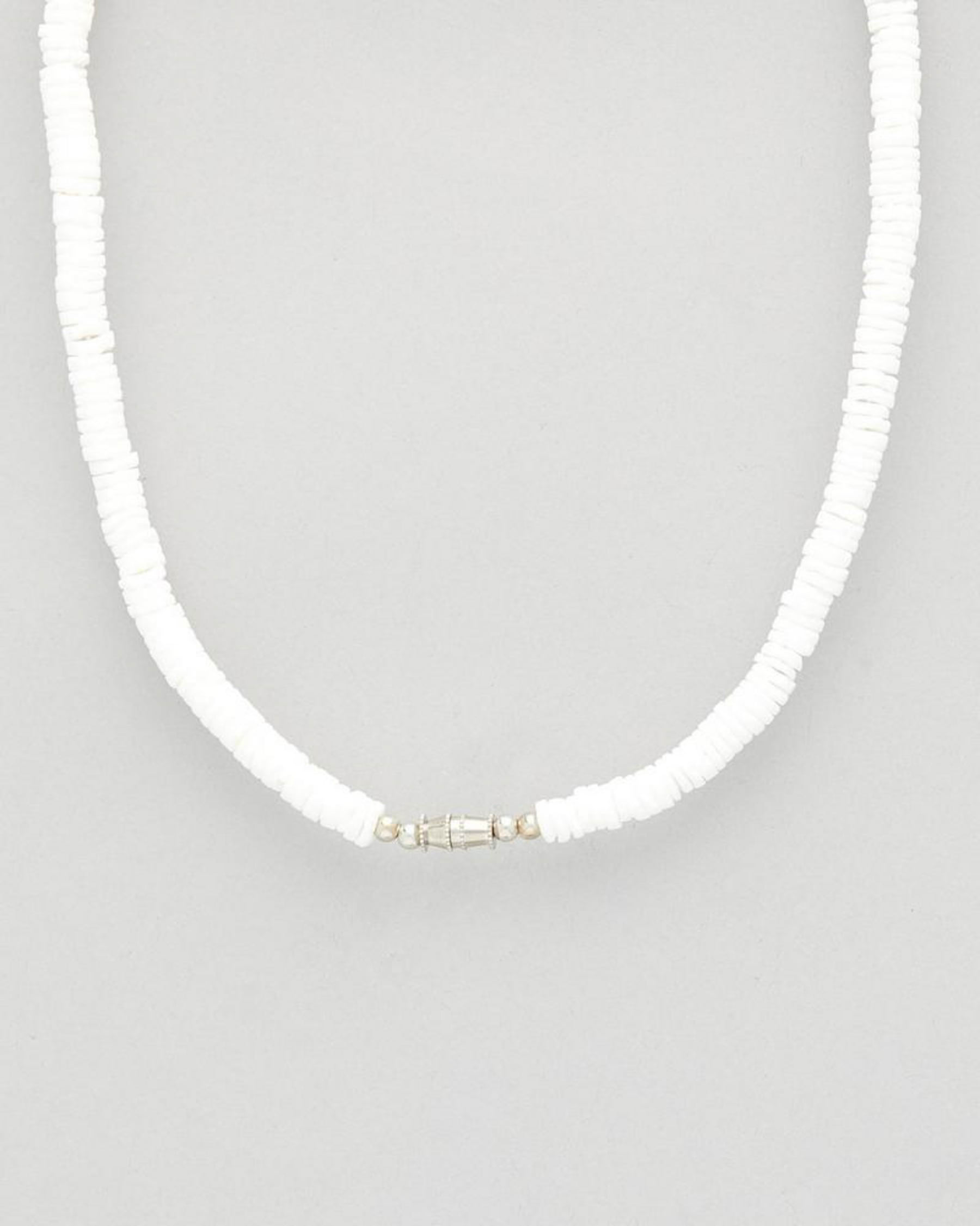 South Beach Necklace - Grey/White - Glamrocks