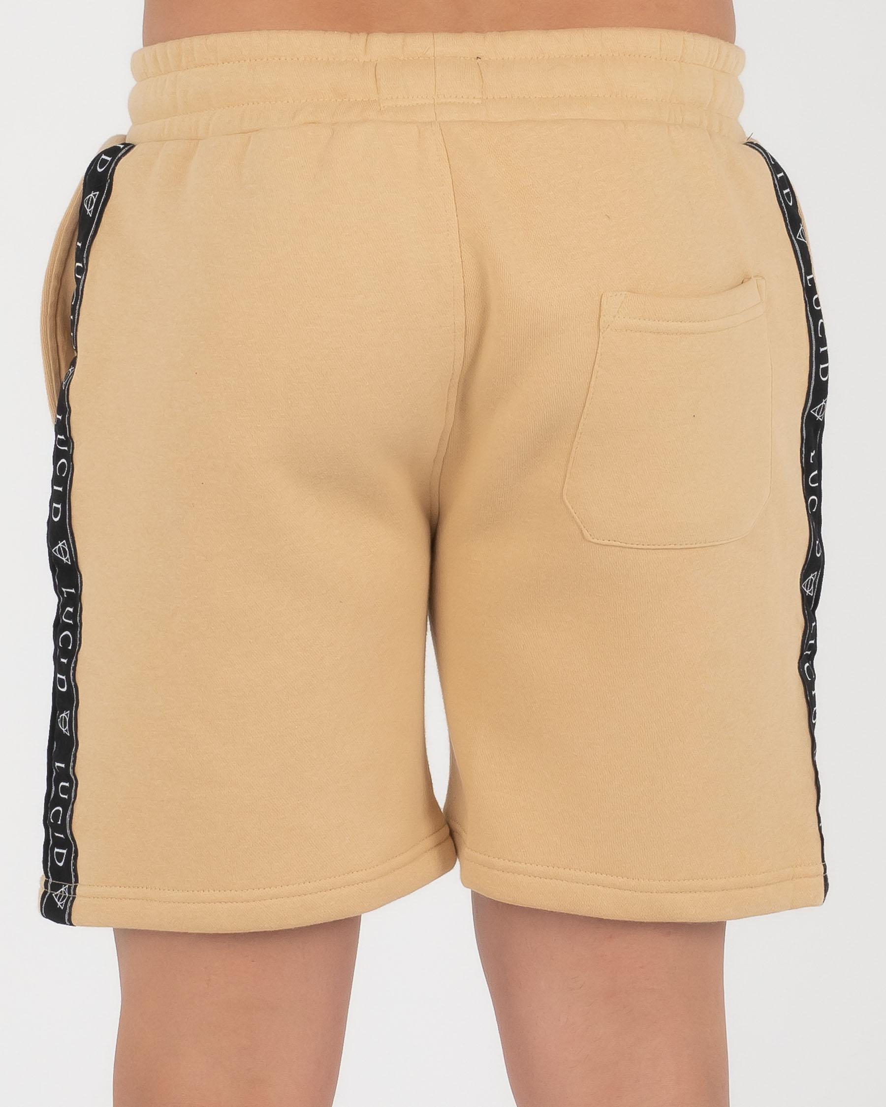 Lucid Relay House Shorts In Tan Fast Shipping & Easy Returns City