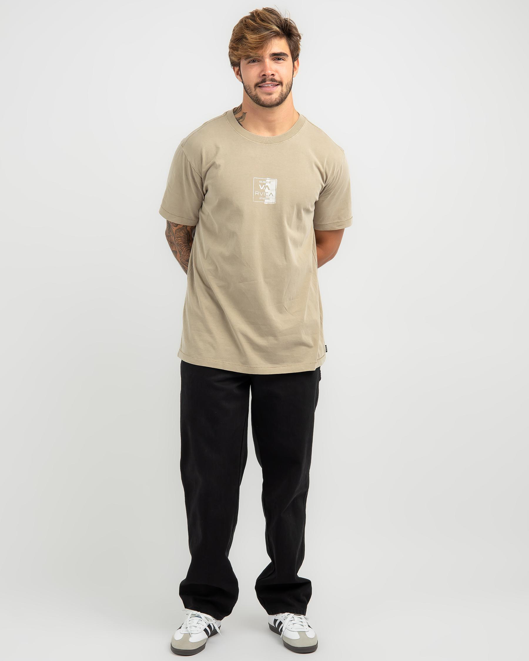 RVCA VA Torn T-Shirt In Timber - Fast Shipping & Easy Returns - City ...