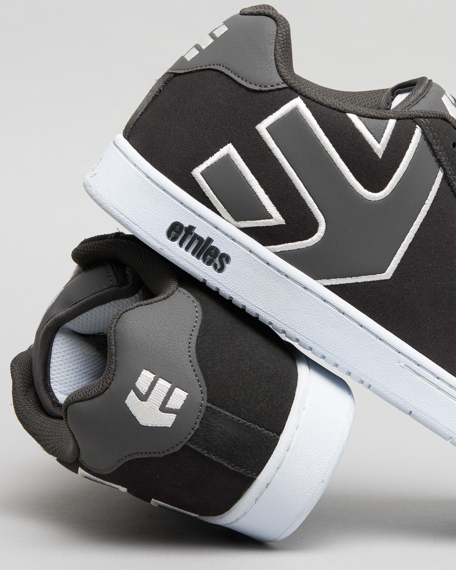 Shop Etnies Fader Shoes In Dark Grey/white - Fast Shipping & Easy ...