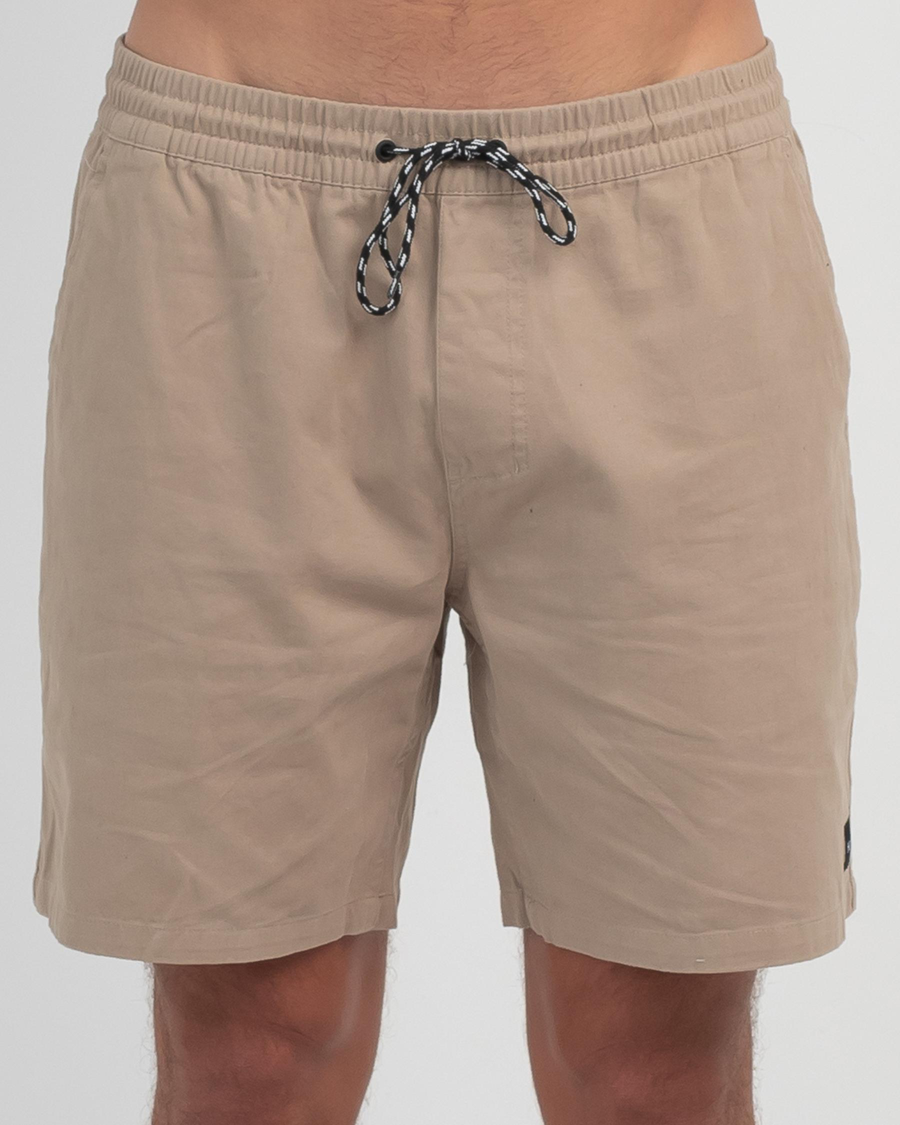 Shop Hurley Pleasure Point Volley 18in Walk Shorts In Khaki Fast