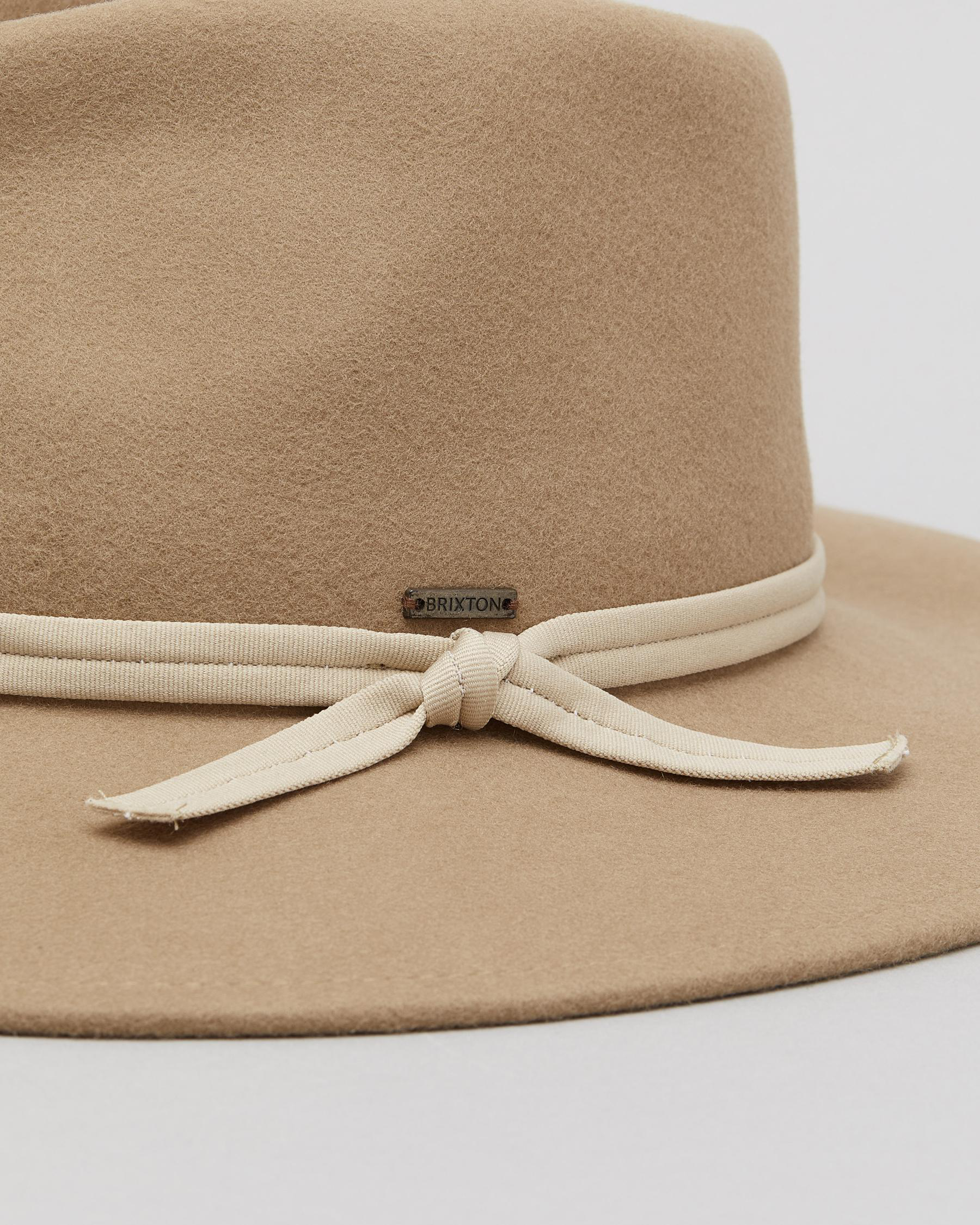 Shop Brixton Joanna Packable Hat In Mojave / Safari Fast Shipping & Easy Returns City Beach