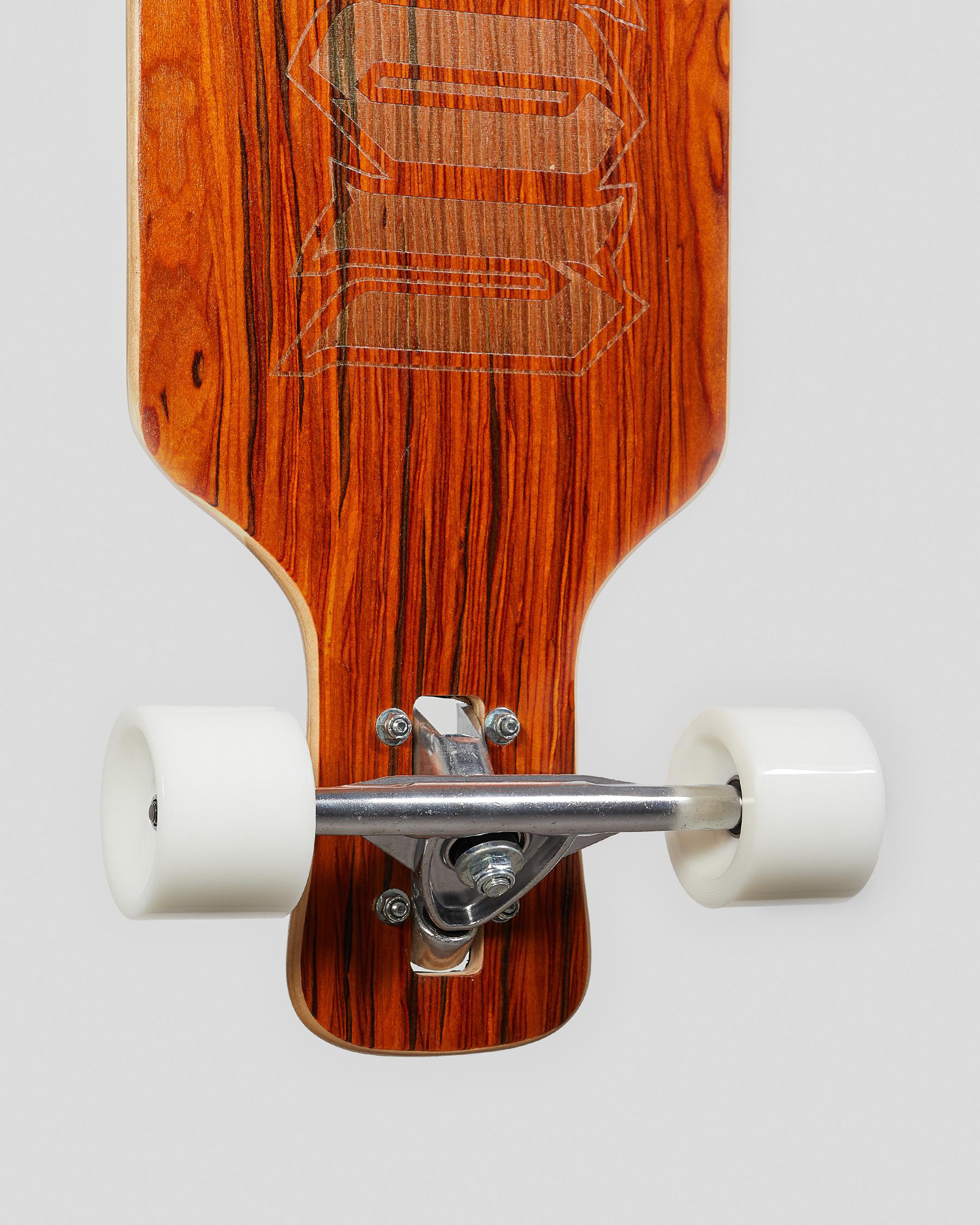 Shop Sanction Engrave Downhill Longboard In Timber Fast Shipping