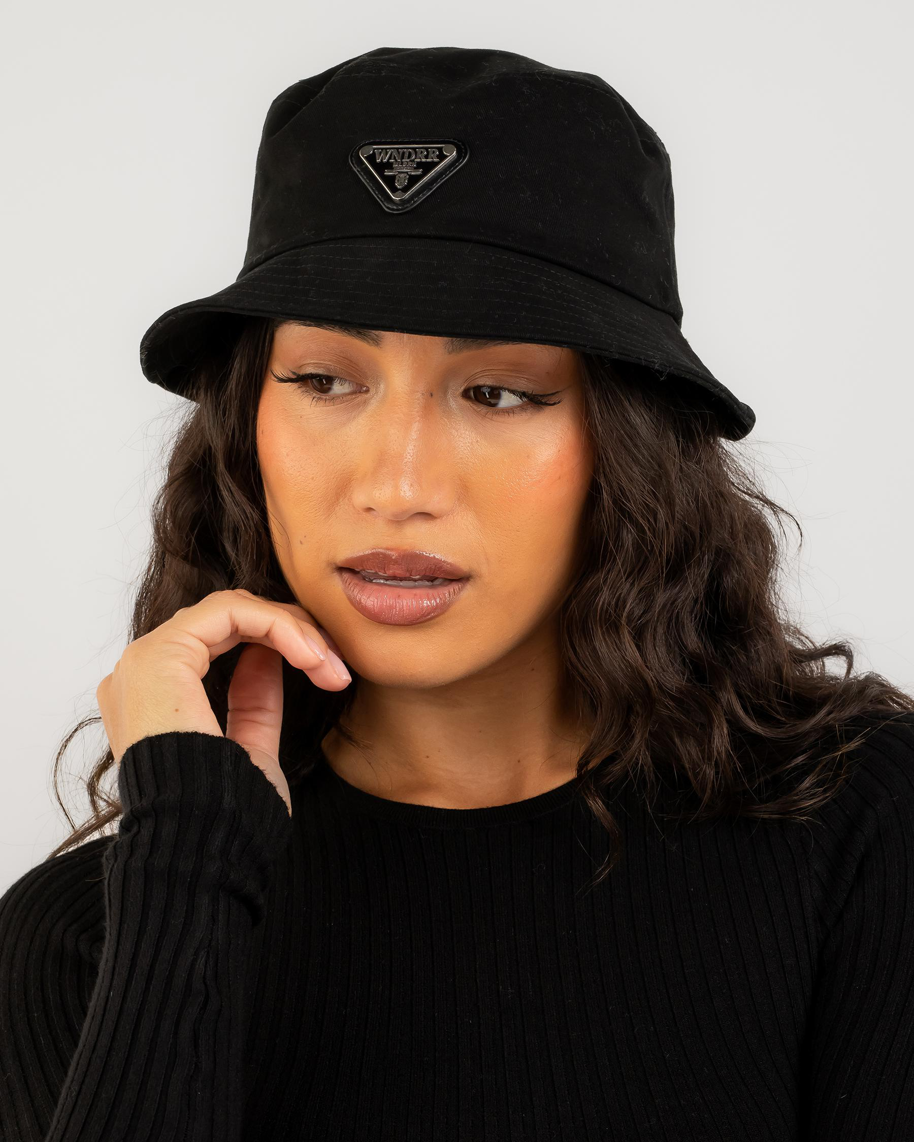 Wndrr Blade Bucket Hat In Black Fast Shipping & Easy Returns City
