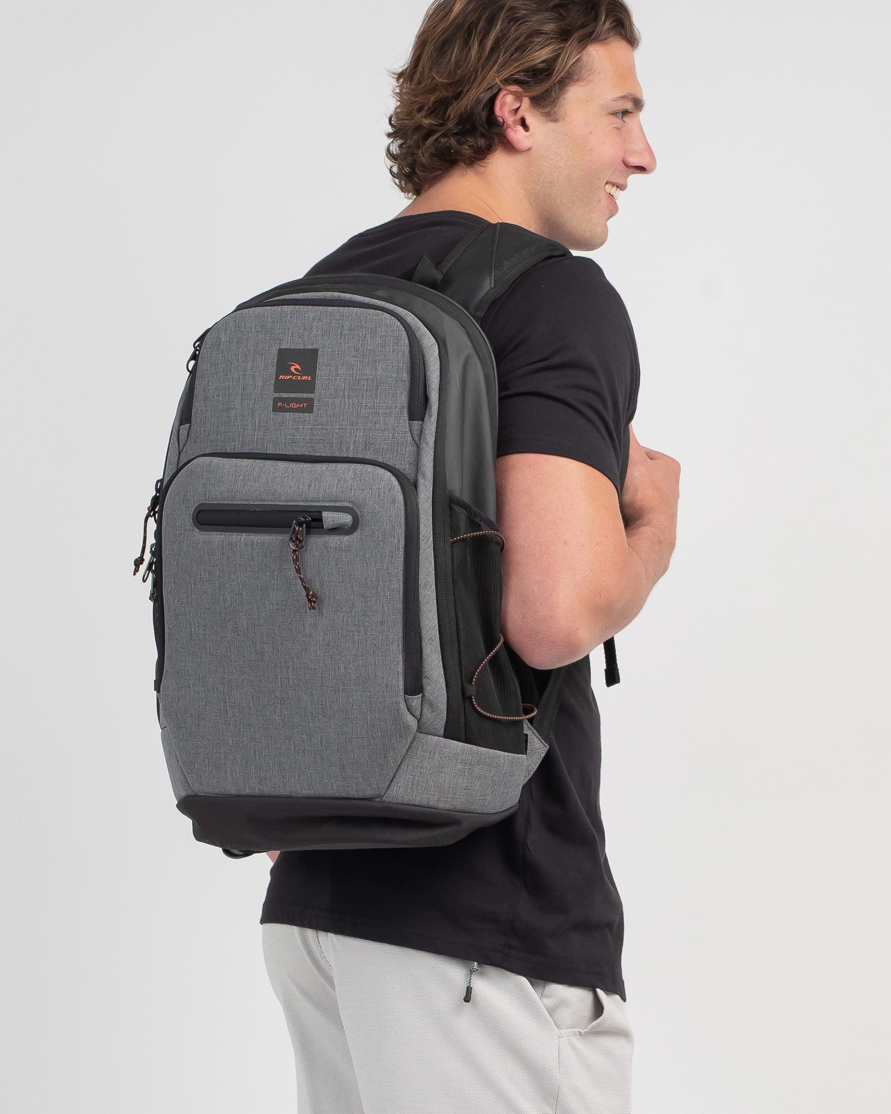 Rip Curl F-Light Ultra 30L Hydro Eco Backpack In Grey Heather - Fast ...