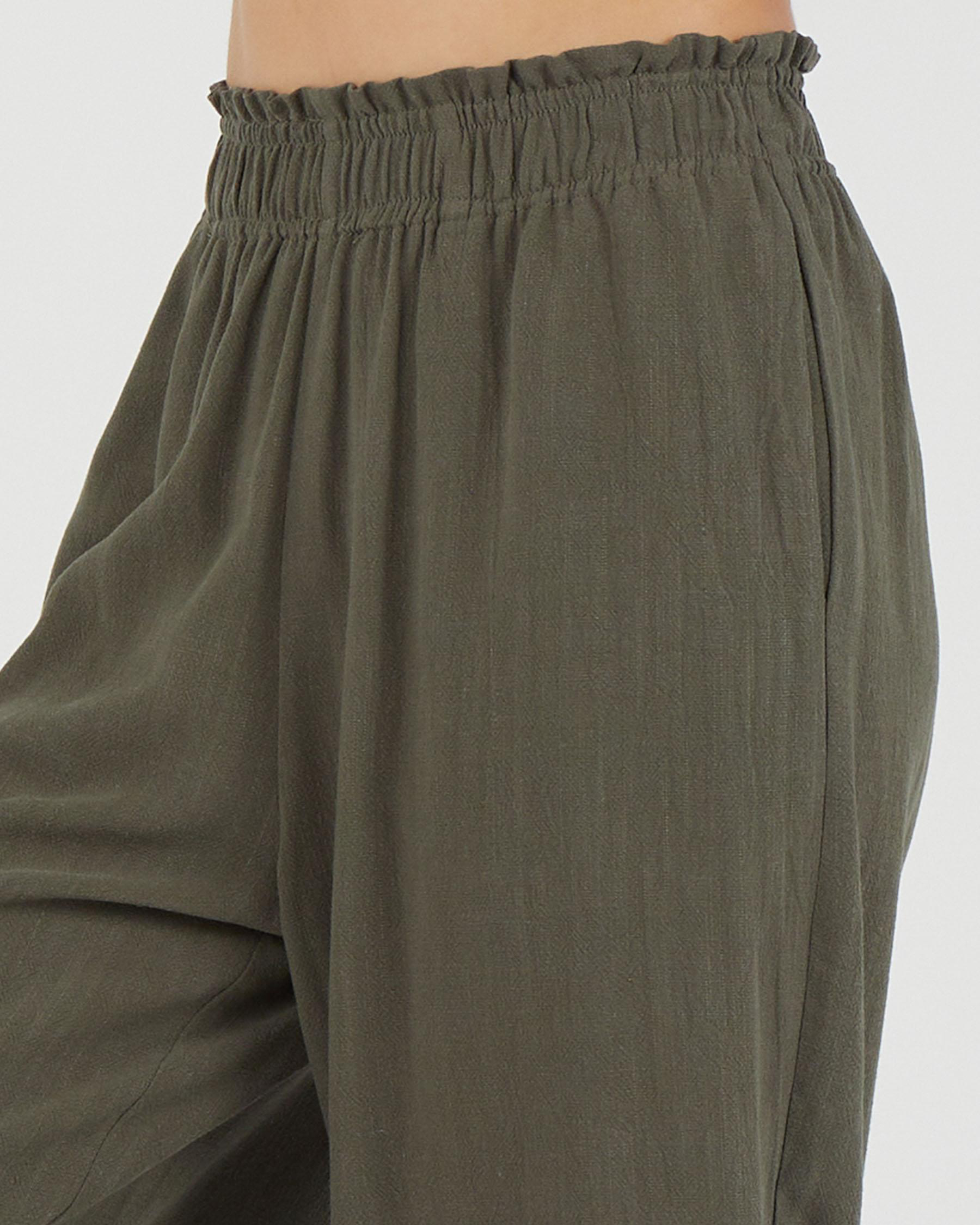 Ava And Ever Girls' Mykonos Beach Pants In Khaki - Fast Shipping & Easy ...