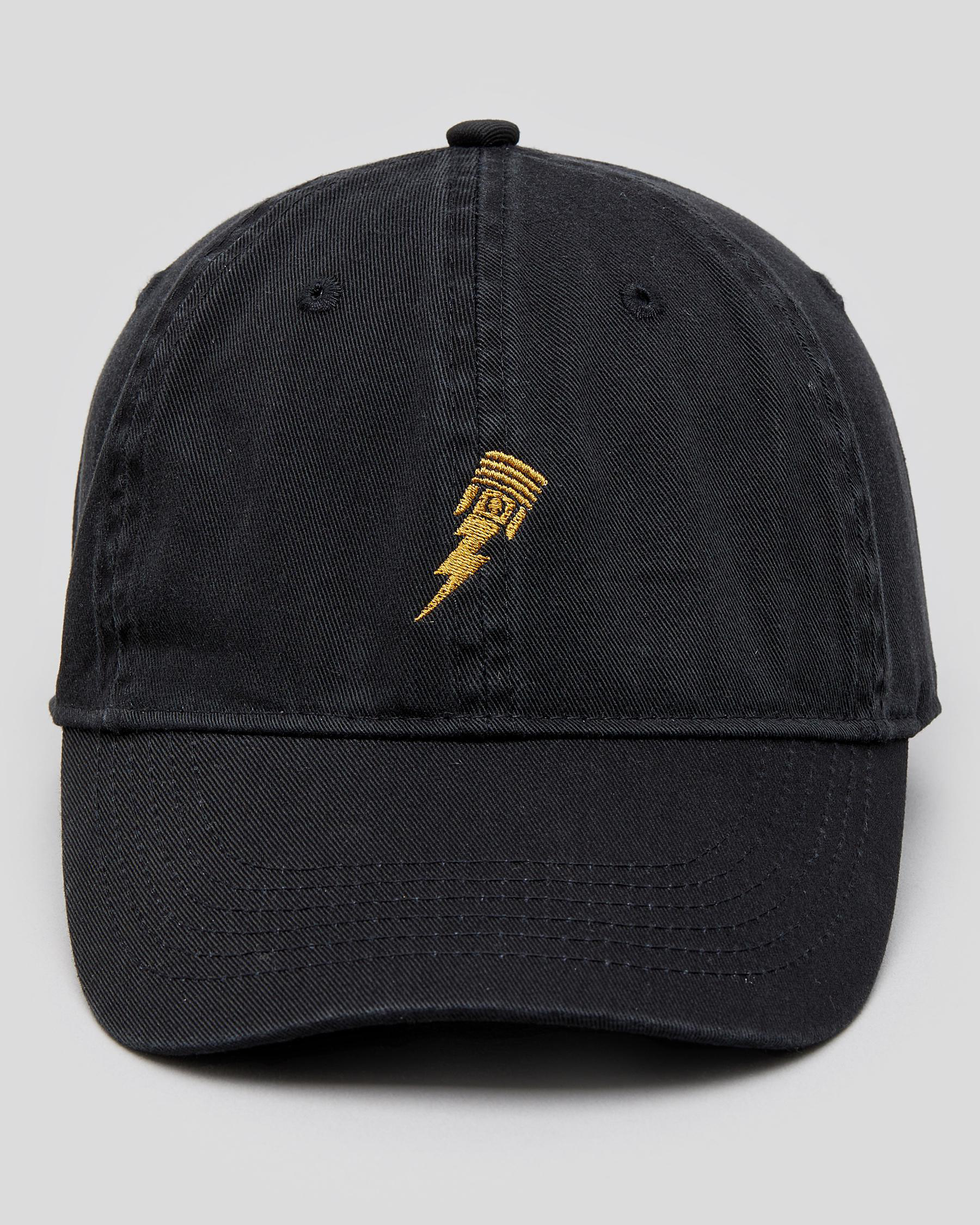 Shop Unit Piston Unstructured Strapback Cap In Black Fast Shipping