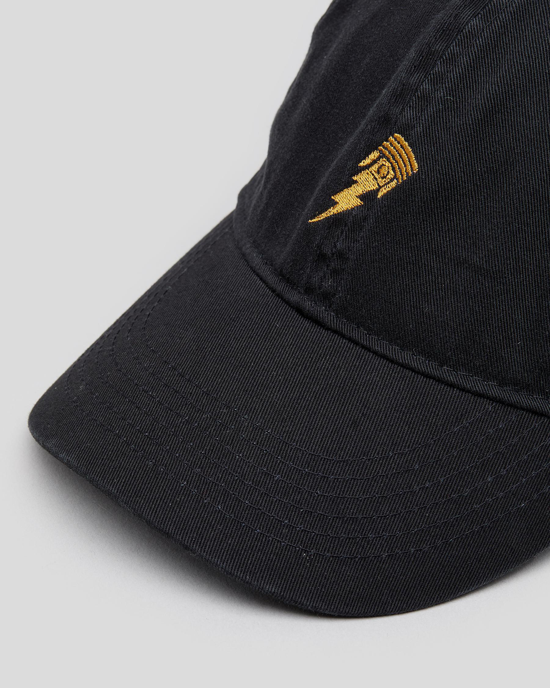 Shop Unit Piston Unstructured Strapback Cap In Black Fast Shipping