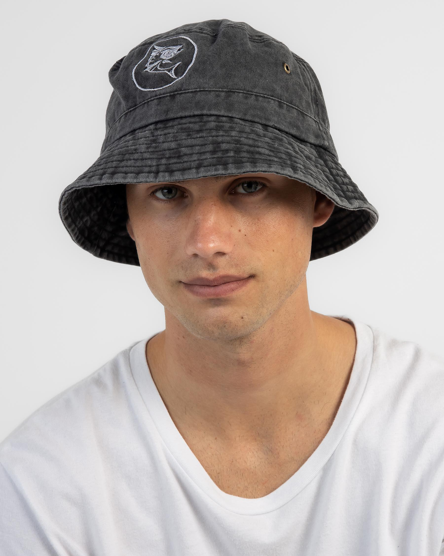 Shop Salty Life Gilligan Bucket Hat In Black Fast Shipping & Easy