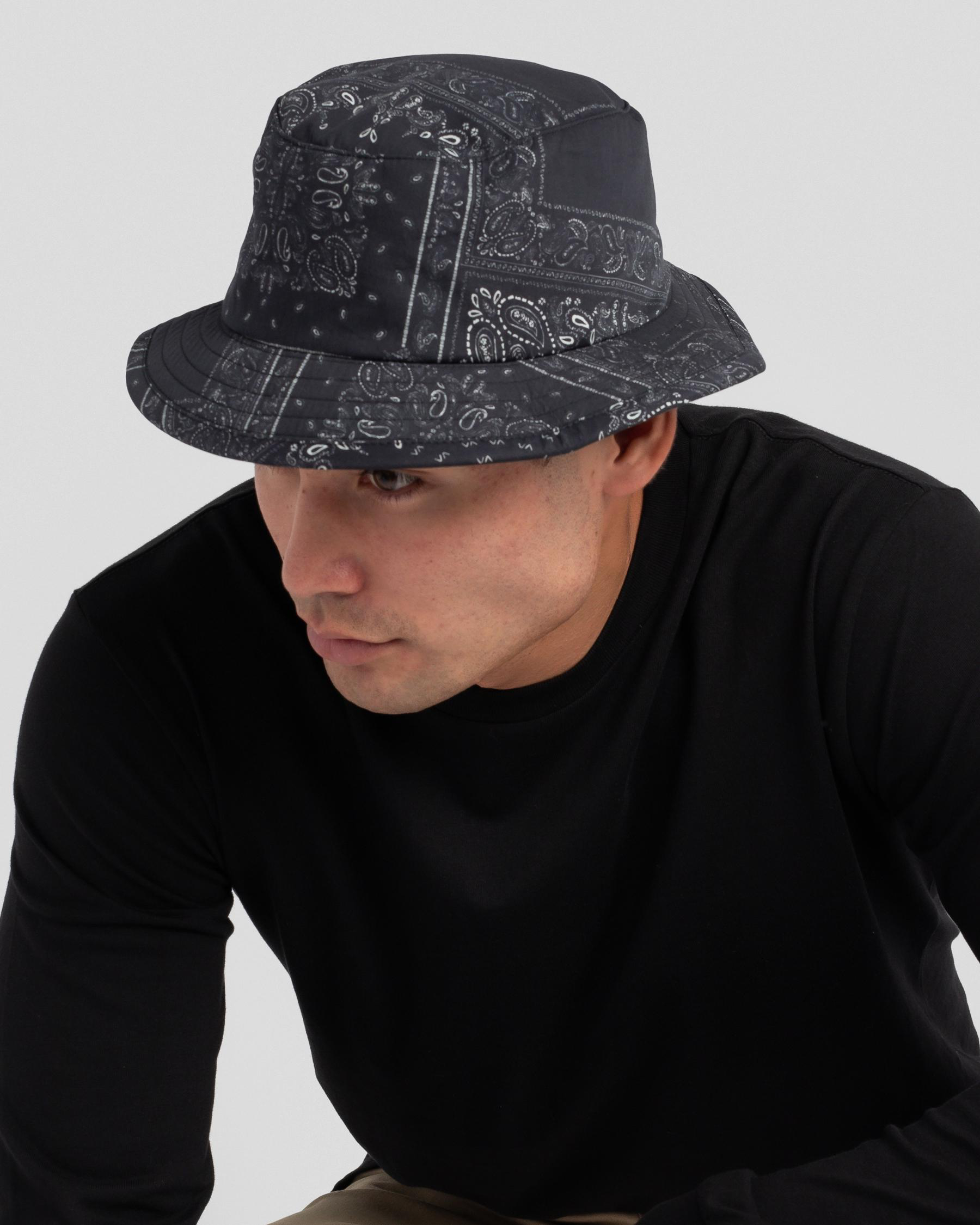 Shop RVCA Yari Bucket Hat In Black - Fast Shipping & Easy Returns ...