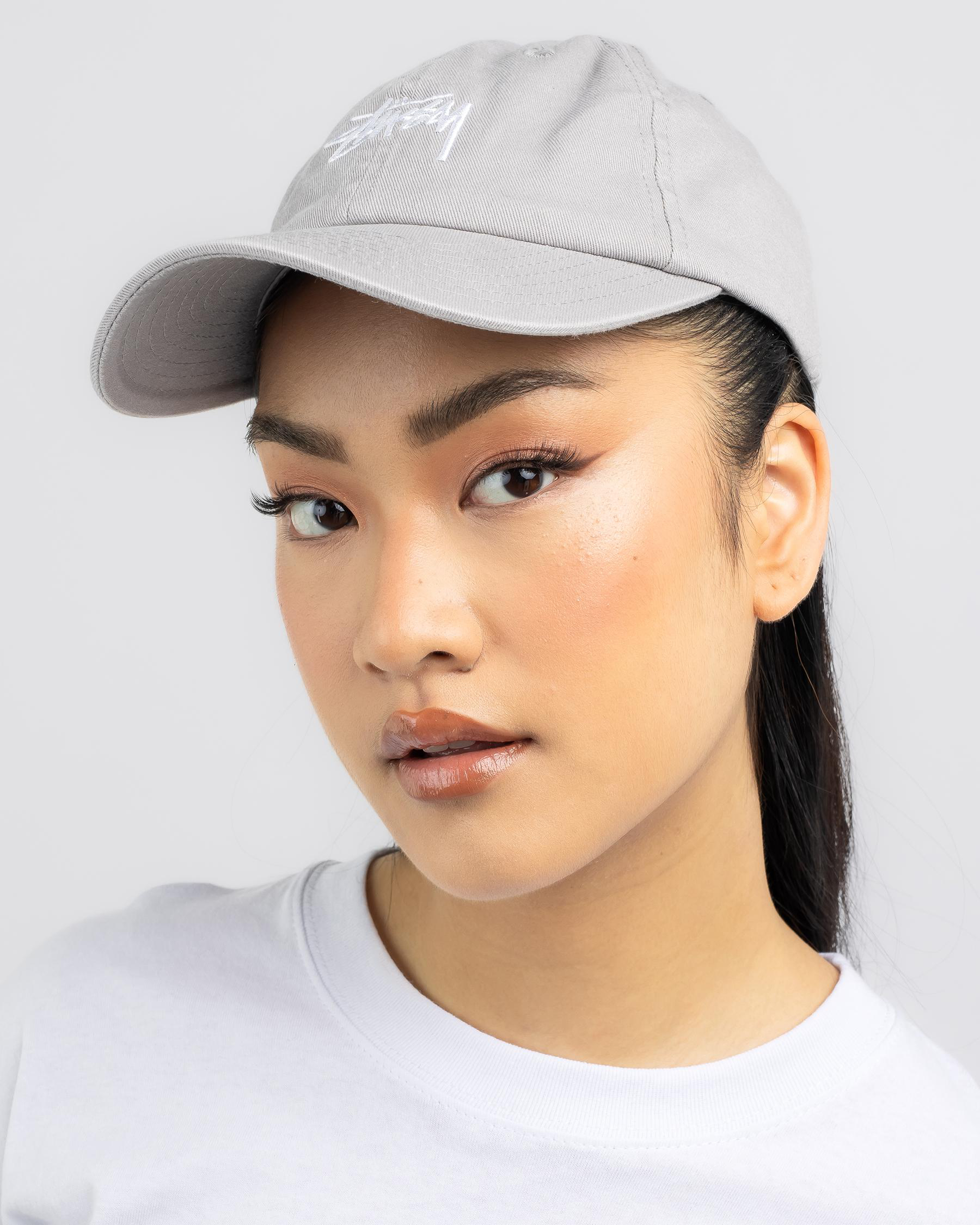 Shop Stussy Stock Low Pro Cap In Grey - Fast Shipping & Easy Returns ...