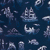 Navy/white