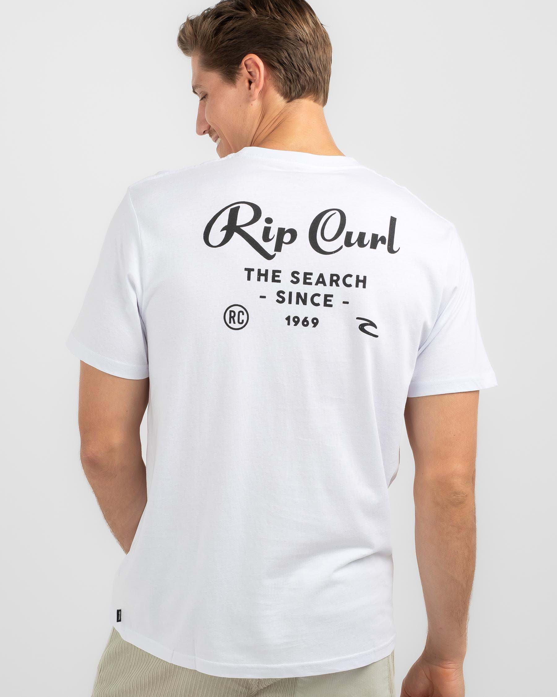Shop Rip Curl Twist T-Shirt In White - Fast Shipping & Easy Returns ...