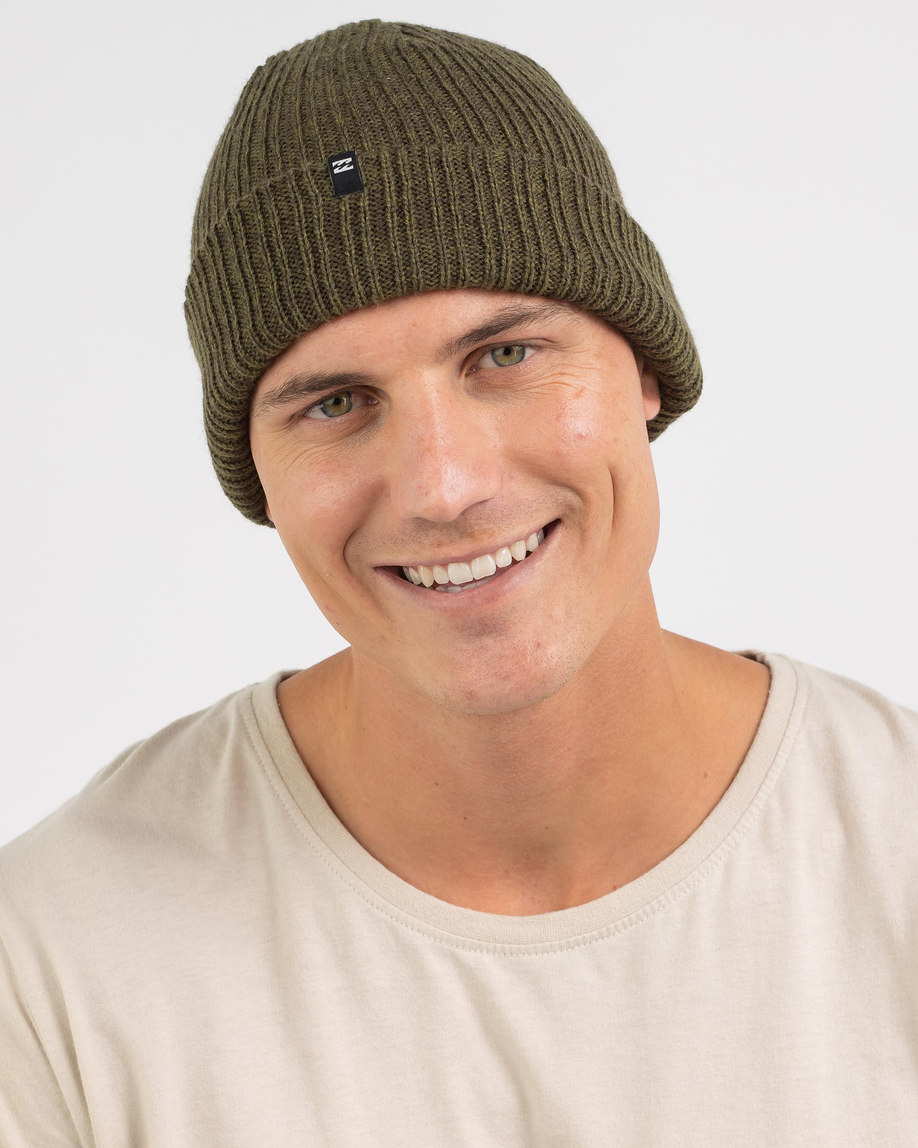 Billabong Arcade Beanie In Olive Heather - Fast Shipping & Easy Returns ...
