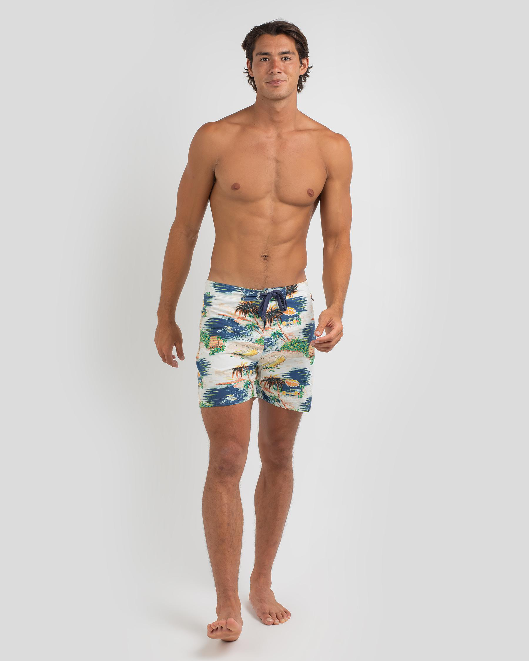 Shop The Critical Slide Society On The Beach Board Shorts In Vintage