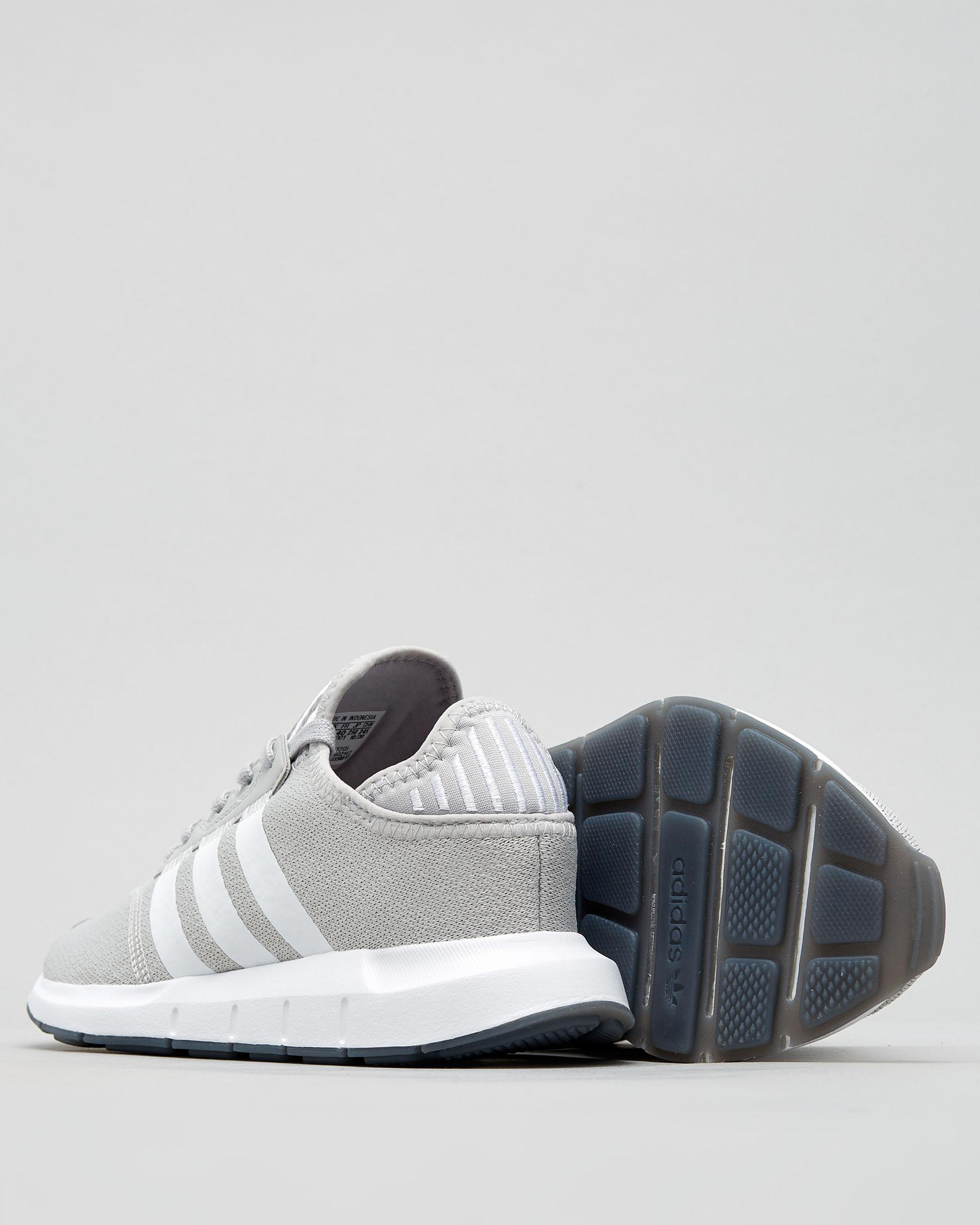 Adidas Womens Swift Run X Shoes In Grey/white/black Fast Shipping