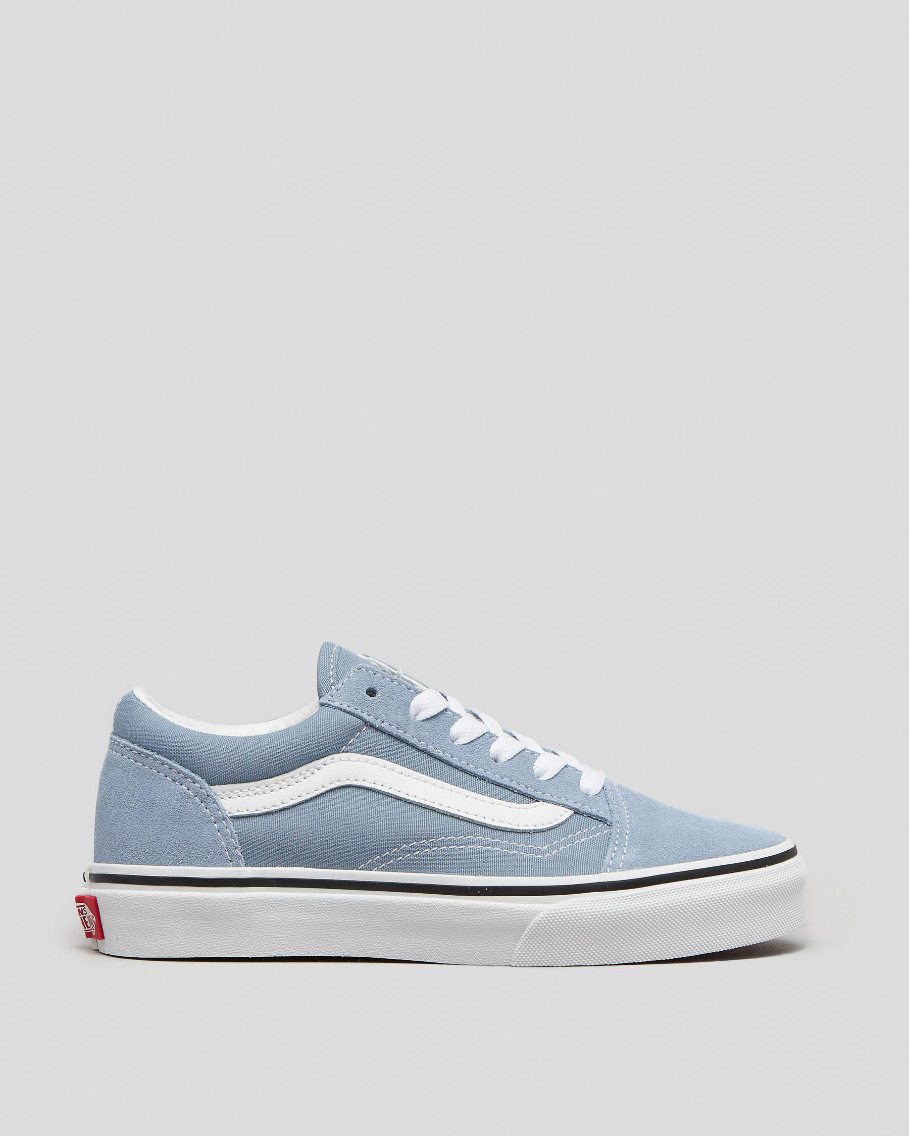 Vans Junior Boys' Old Skool Shoes In Colour Theory Ashley Blue - Fast ...