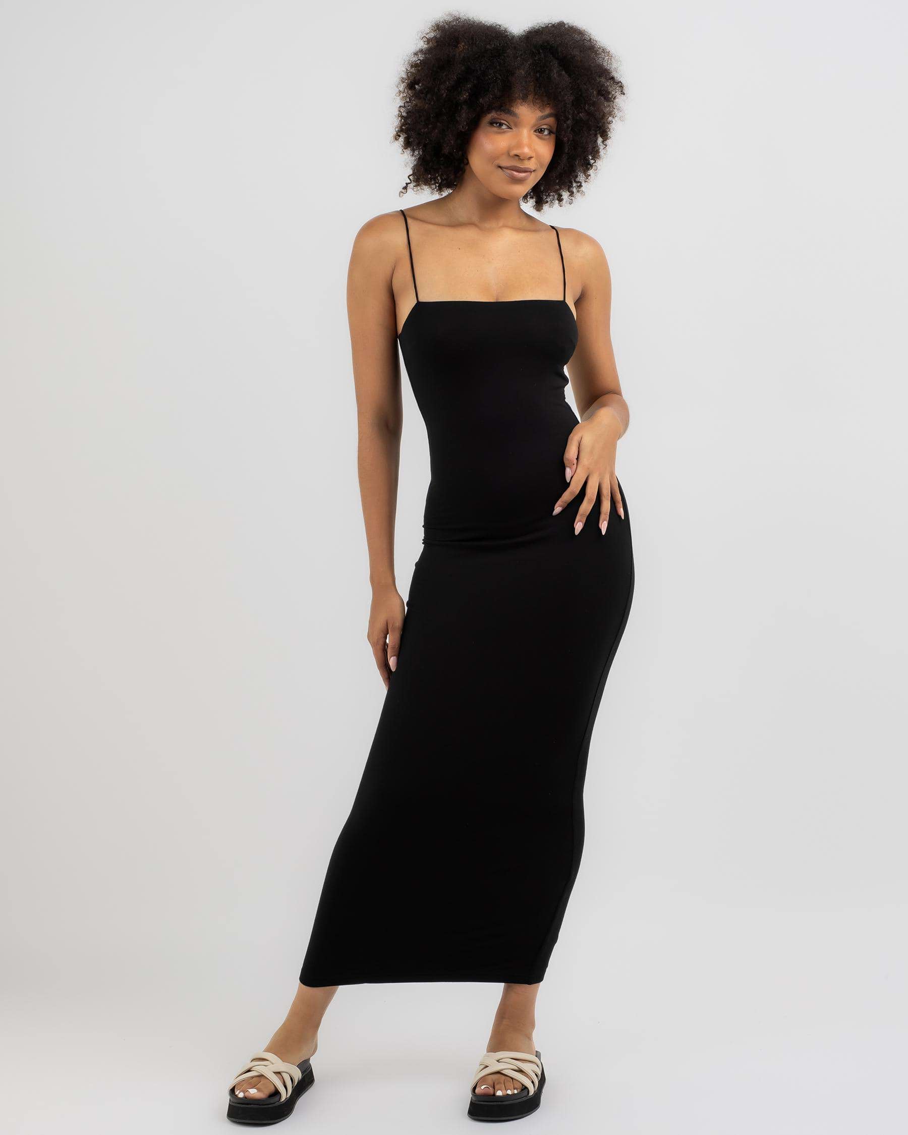 Shop Ava And Ever Anna-May Maxi Dress In Black - Fast Shipping & Easy ...