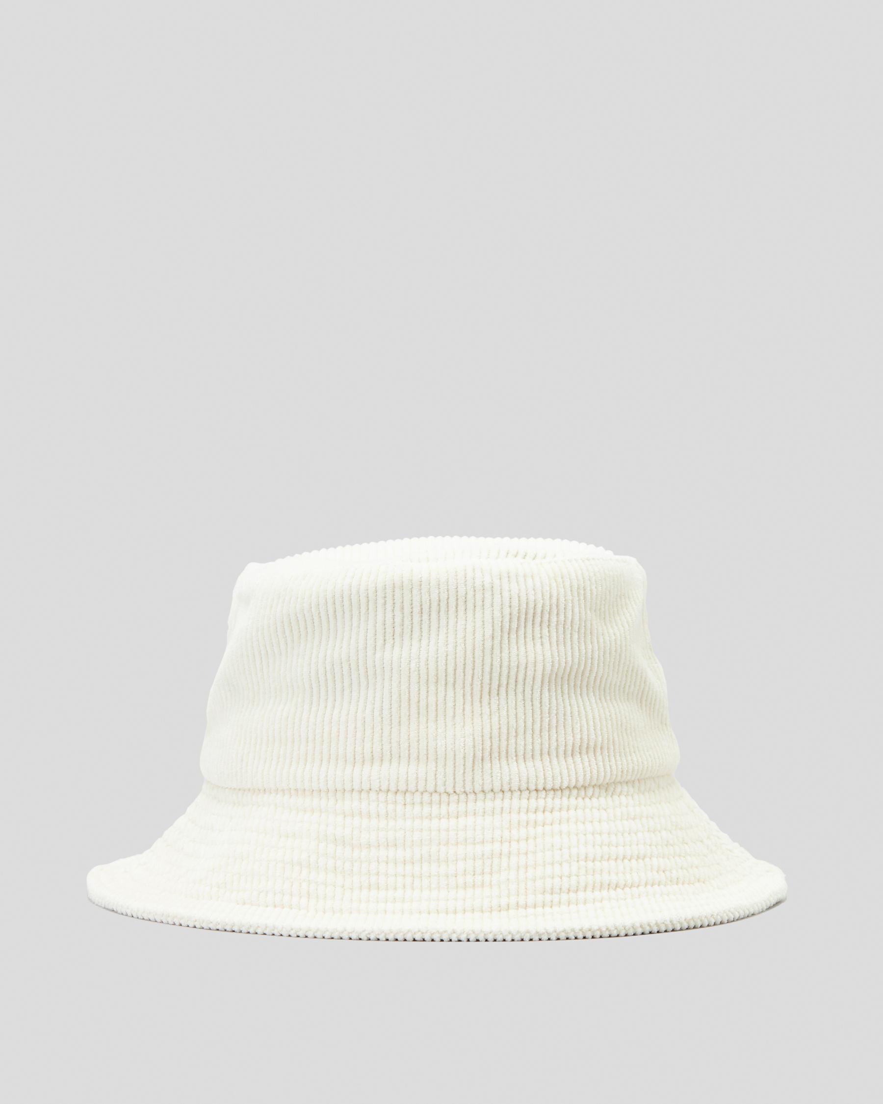 Shop Rip Curl Cord Surf Bucket Hat In Off White - Fast Shipping & Easy ...