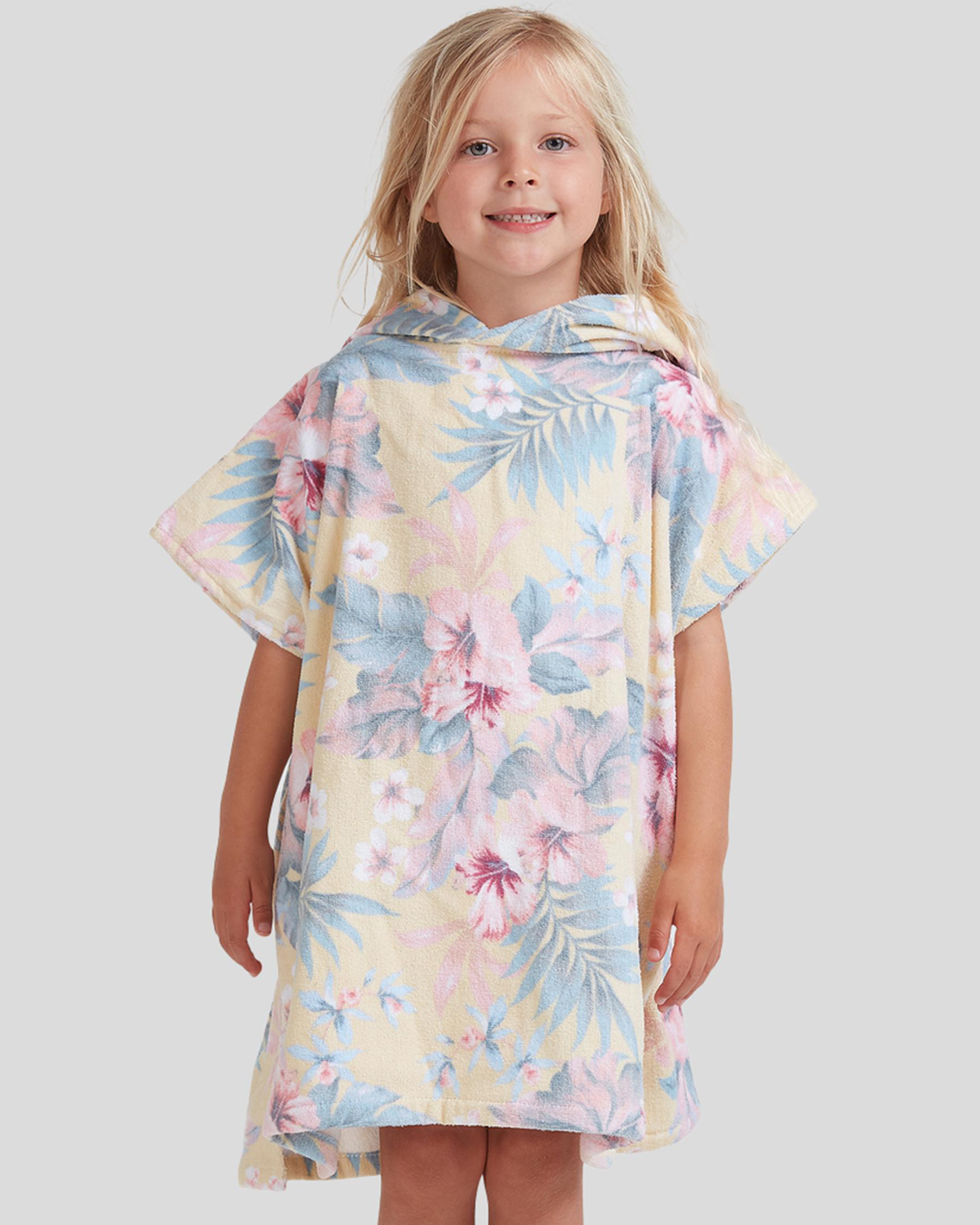 Shop Billabong Island Dream Hooded Towel In Yellow Fast Shipping